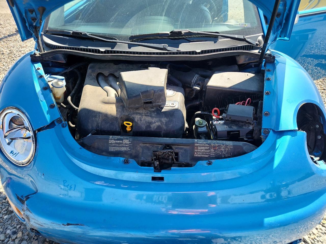 2004 Volkswagen New Beetle Satellite Blue Gls Blue vin: 3VWGK31C94M422271