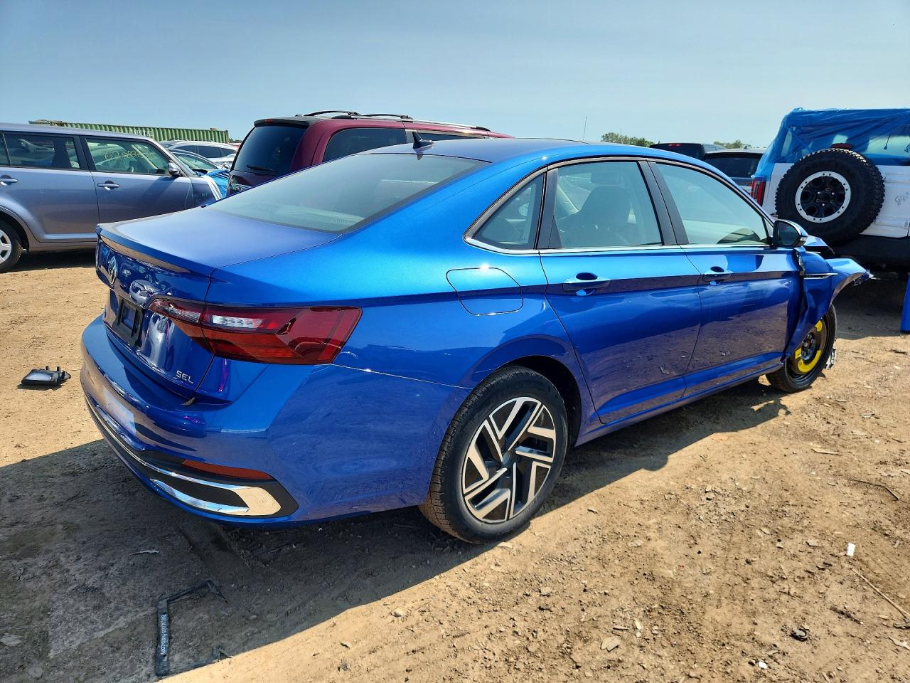 2024 Volkswagen Jetta Sel Blue vin: 3VWGM7BU2RM097687