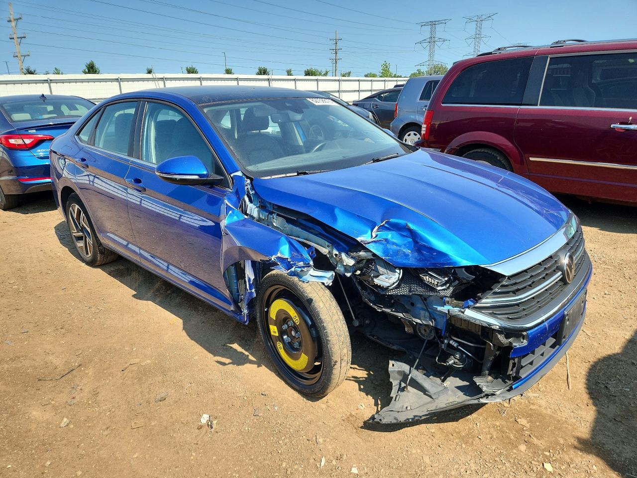 2024 Volkswagen Jetta Sel Blue vin: 3VWGM7BU2RM097687