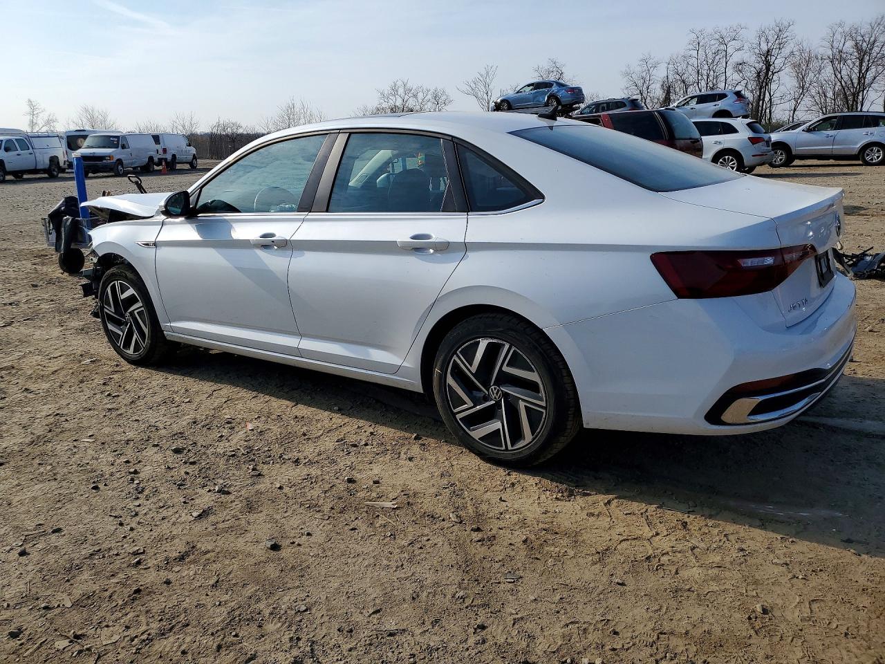 2023 Volkswagen Jetta Sel White vin: 3VWGM7BU6PM017448