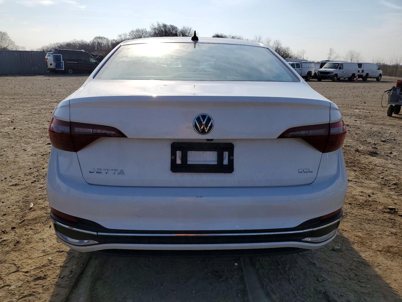 2023 Volkswagen Jetta Sel White vin: 3VWGM7BU6PM017448