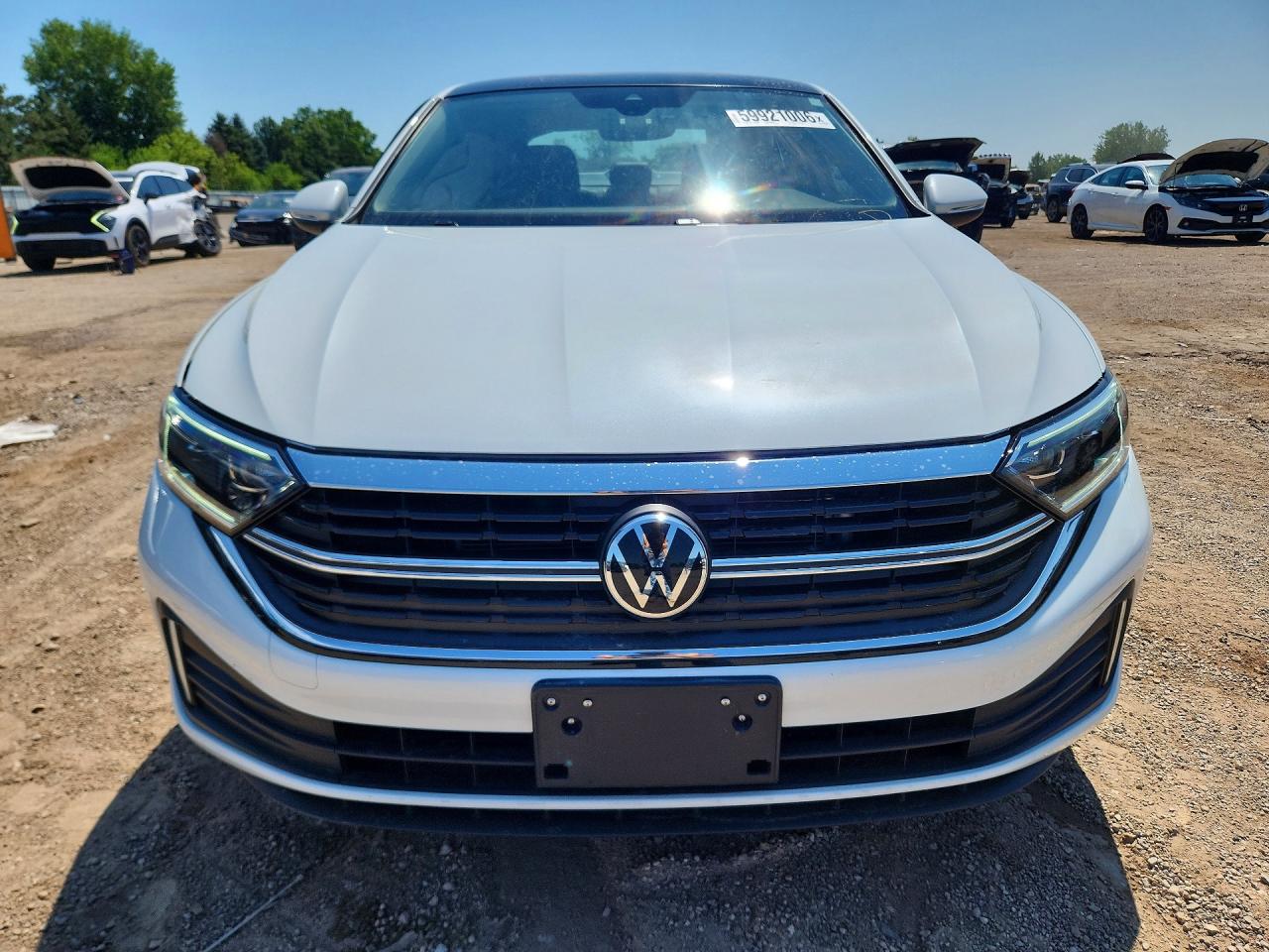 2023 Volkswagen Jetta Sel White vin: 3VWGM7BU9PM016536