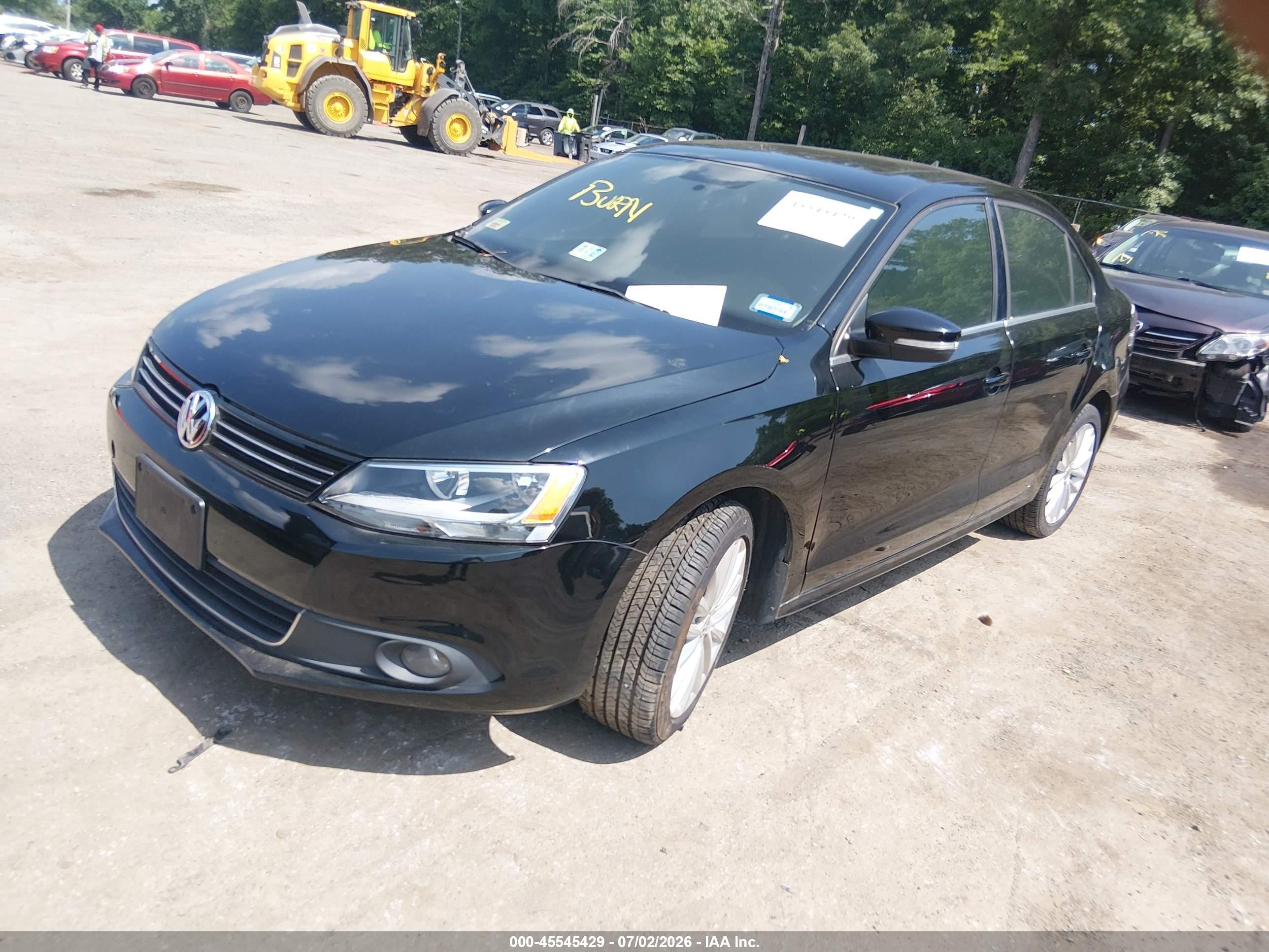 2013 Volkswagen Jetta 2.5l Sel Black vin: 3VWGP7AJ4DM397738