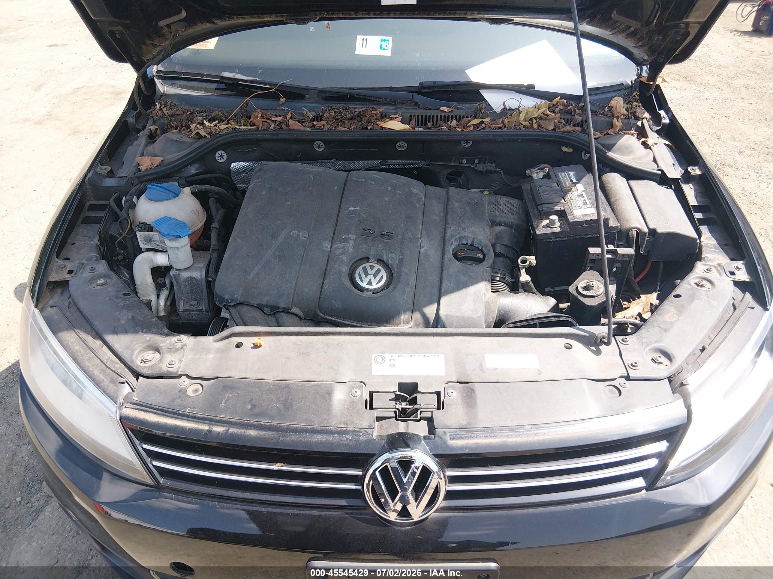 2013 Volkswagen Jetta 2.5l Sel Black vin: 3VWGP7AJ4DM397738