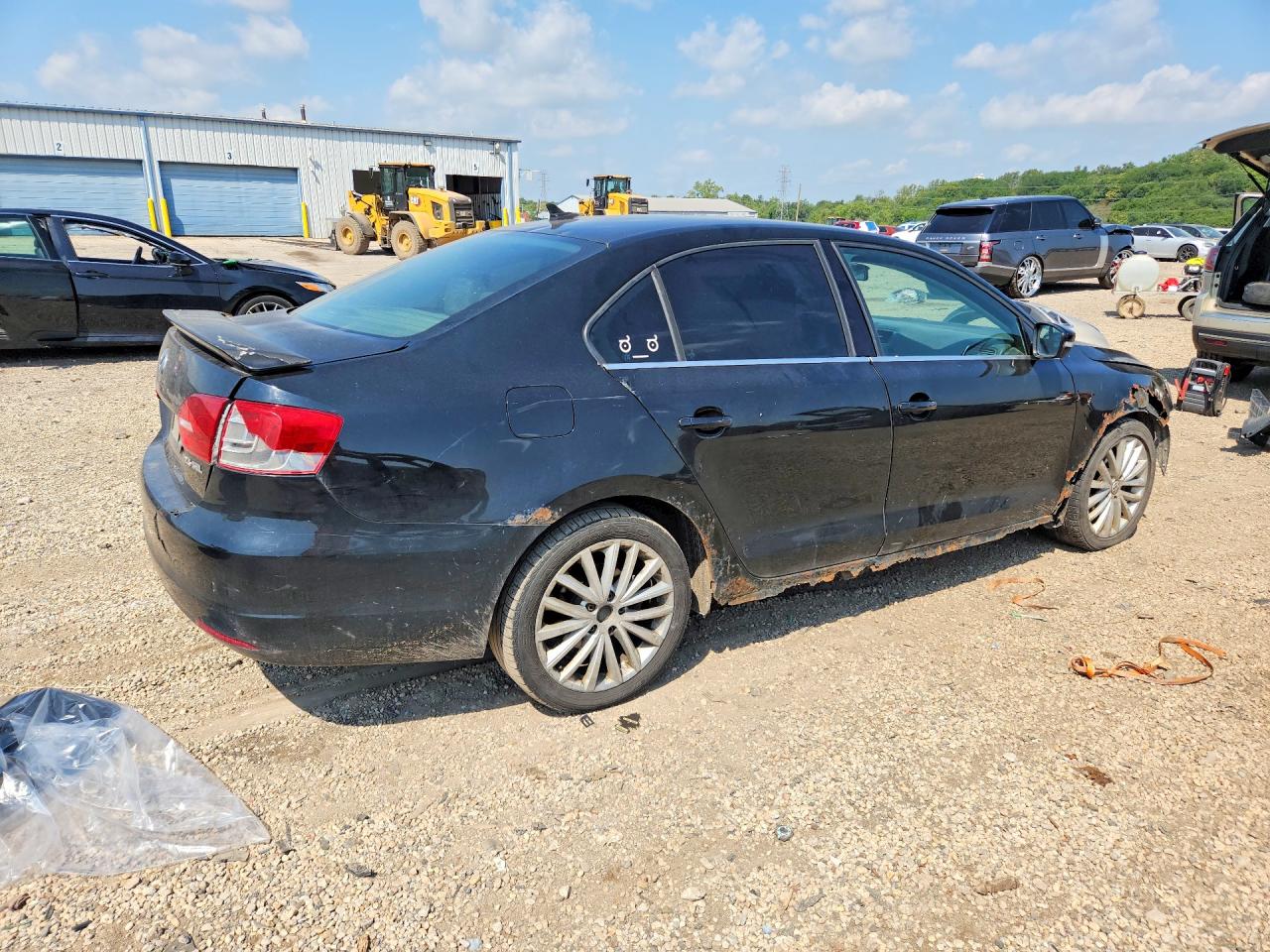 2011 Volkswagen Jetta Sel Black vin: 3VWGX7AJ5BM361344