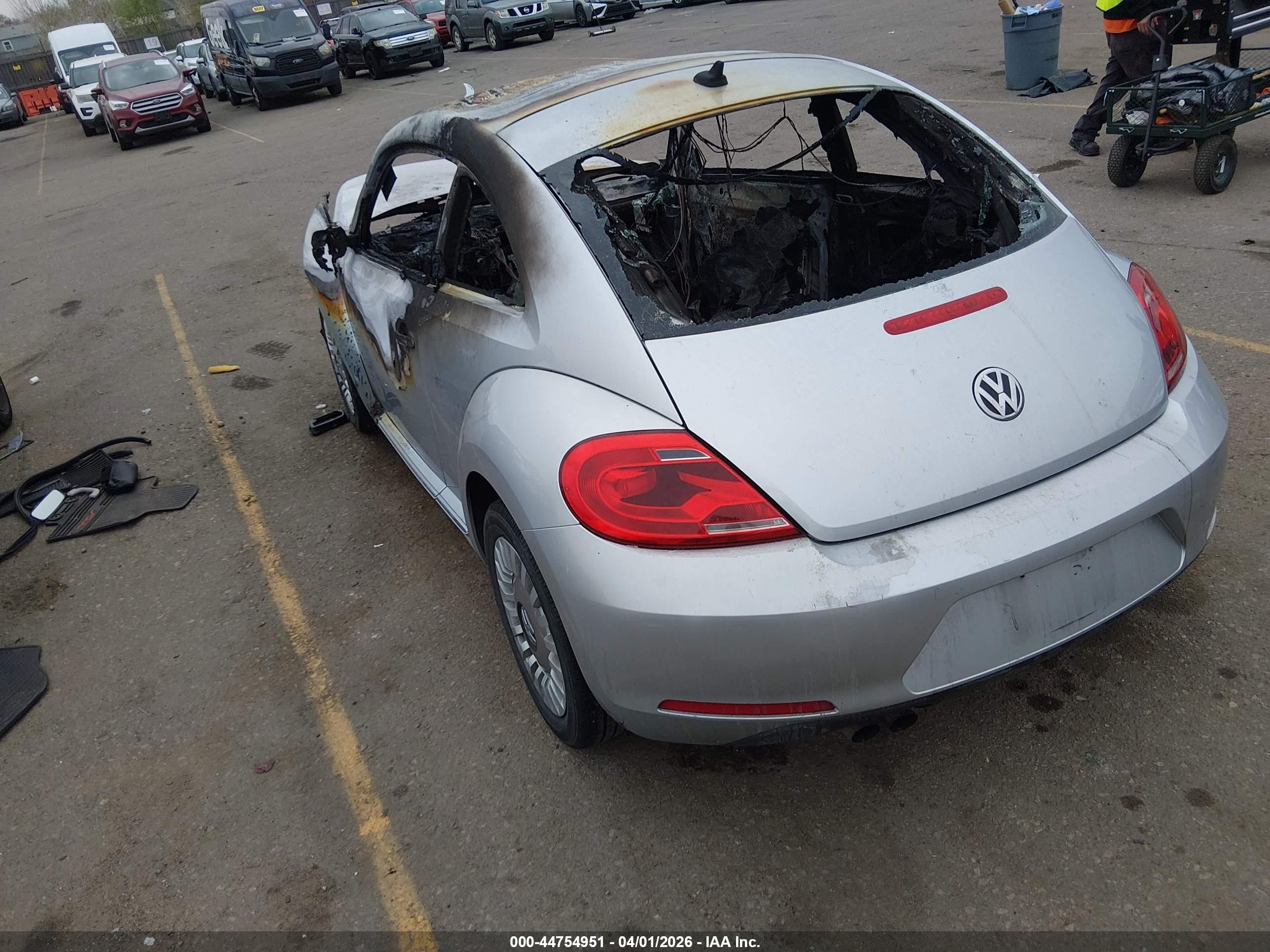 2014 Volkswagen Beetle 1.8t Белый vin: 3VWH07AT3EM661284