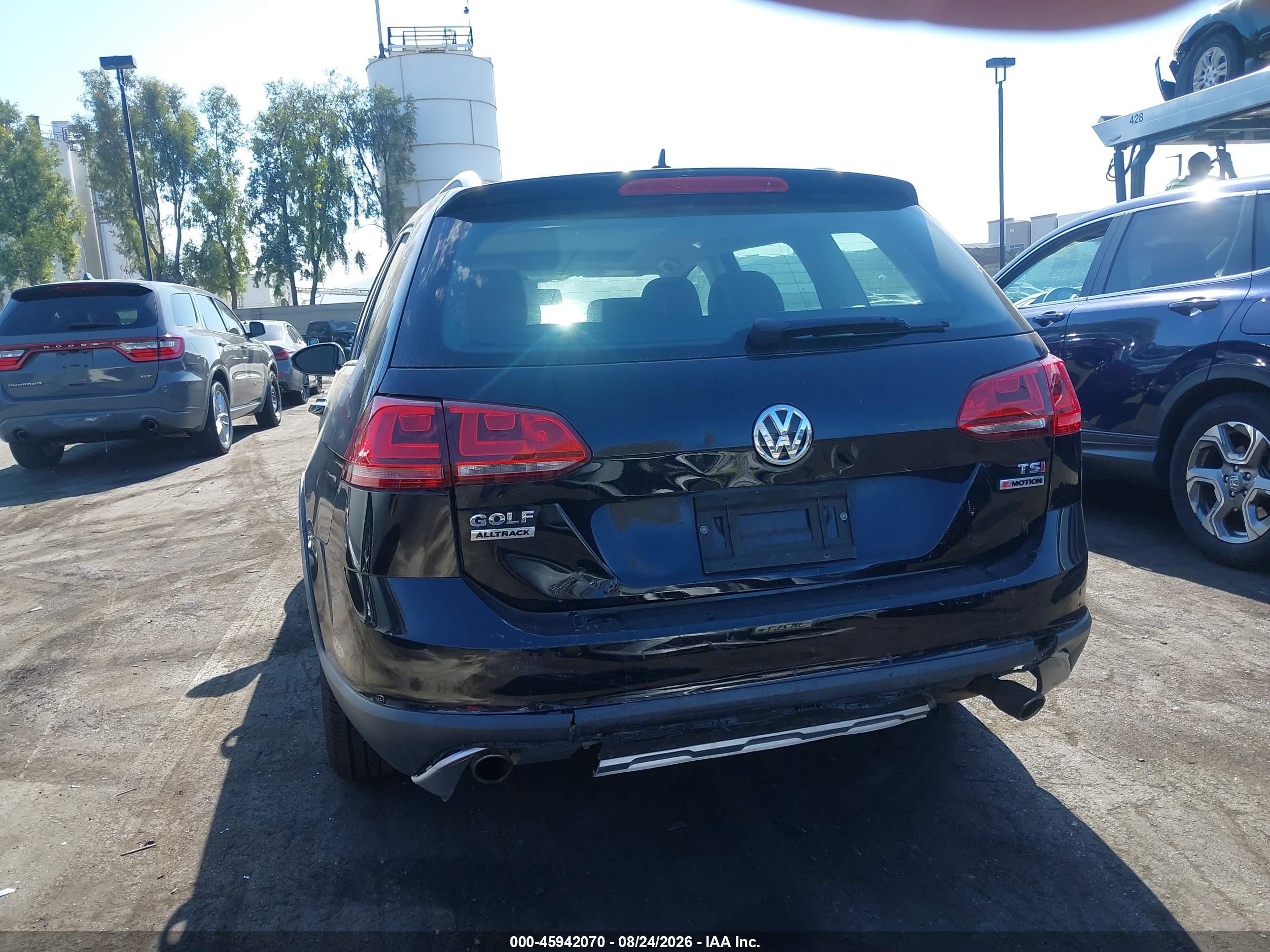 2017 Volkswagen Golf Alltrack Tsi S/tsi Se/tsi Sel Black vin: 3VWH17AU3HM534075
