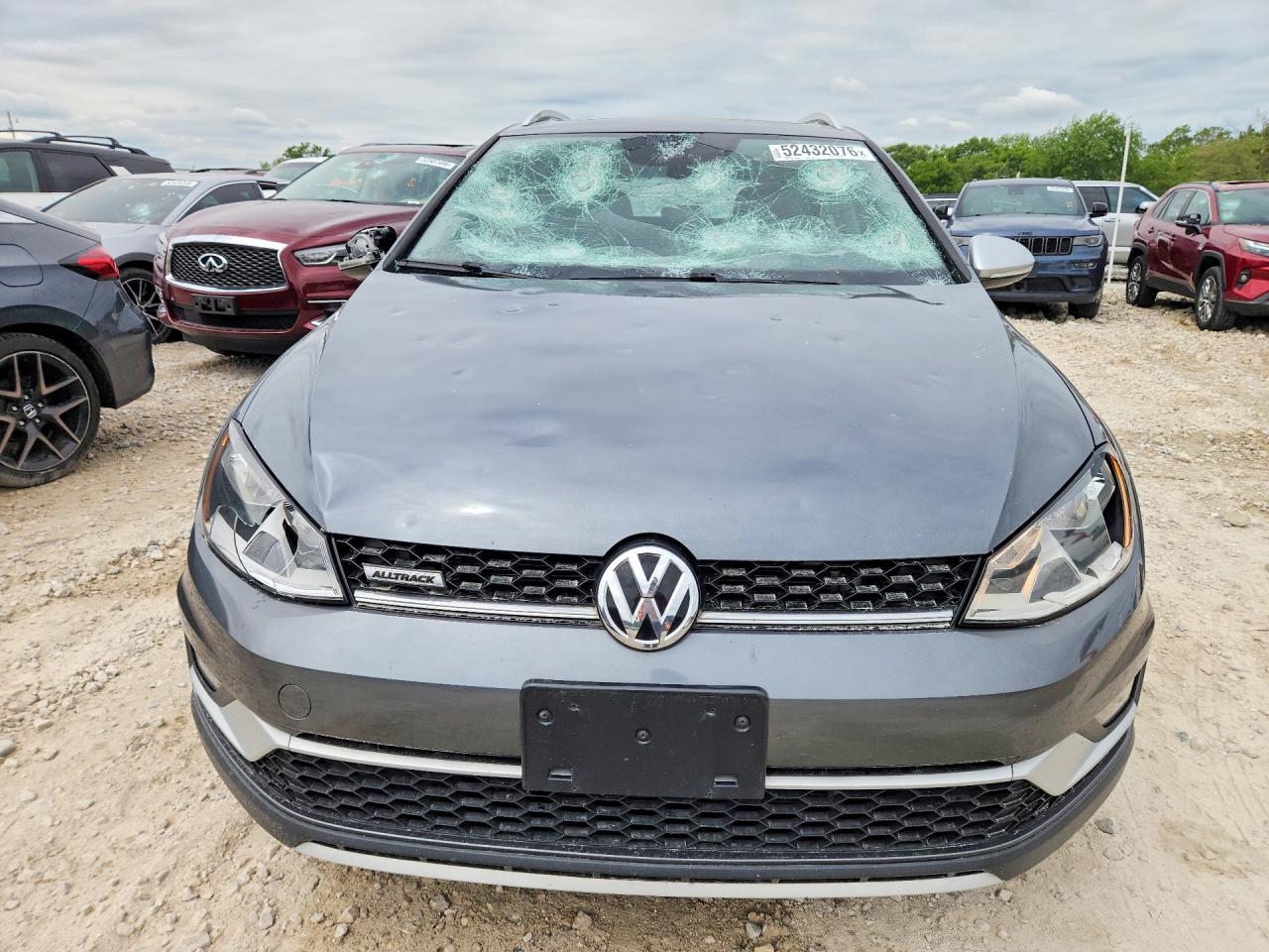 2017 Volkswagen Golf Alltrack S Gray vin: 3VWH17AU4HM513087