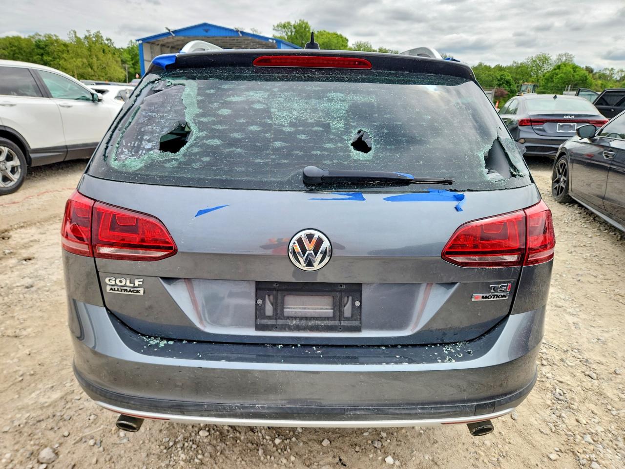 2017 Volkswagen Golf Alltrack S Gray vin: 3VWH17AU4HM513087