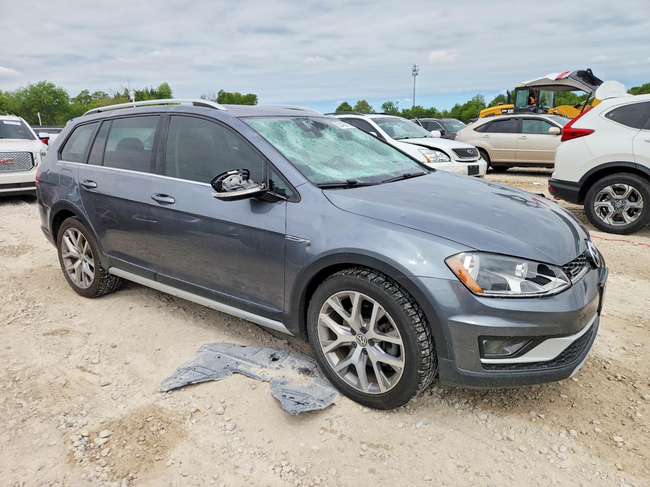 2017 Volkswagen Golf Alltrack S Gray vin: 3VWH17AU4HM513087