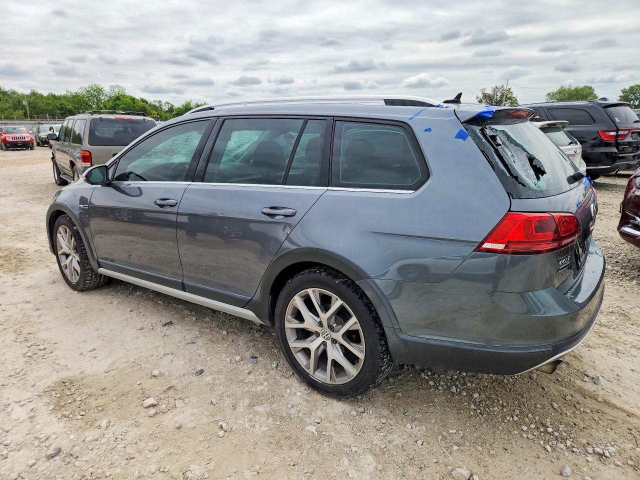 2017 Volkswagen Golf Alltrack S Gray vin: 3VWH17AU4HM513087