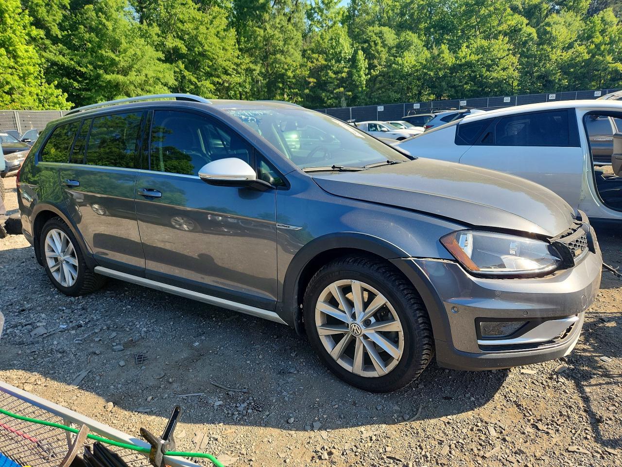 2017 Volkswagen Golf Alltrack S Gray vin: 3VWH17AU4HM525367