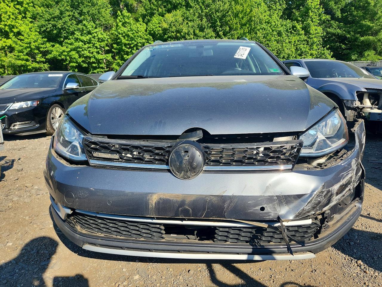 2017 Volkswagen Golf Alltrack S Gray vin: 3VWH17AU4HM525367