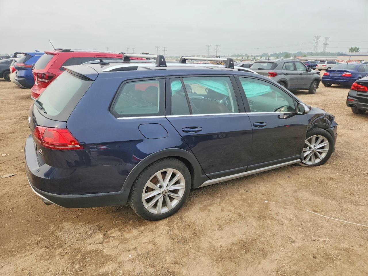 2017 Volkswagen Golf Alltrack S Blue vin: 3VWH17AU7HM528537