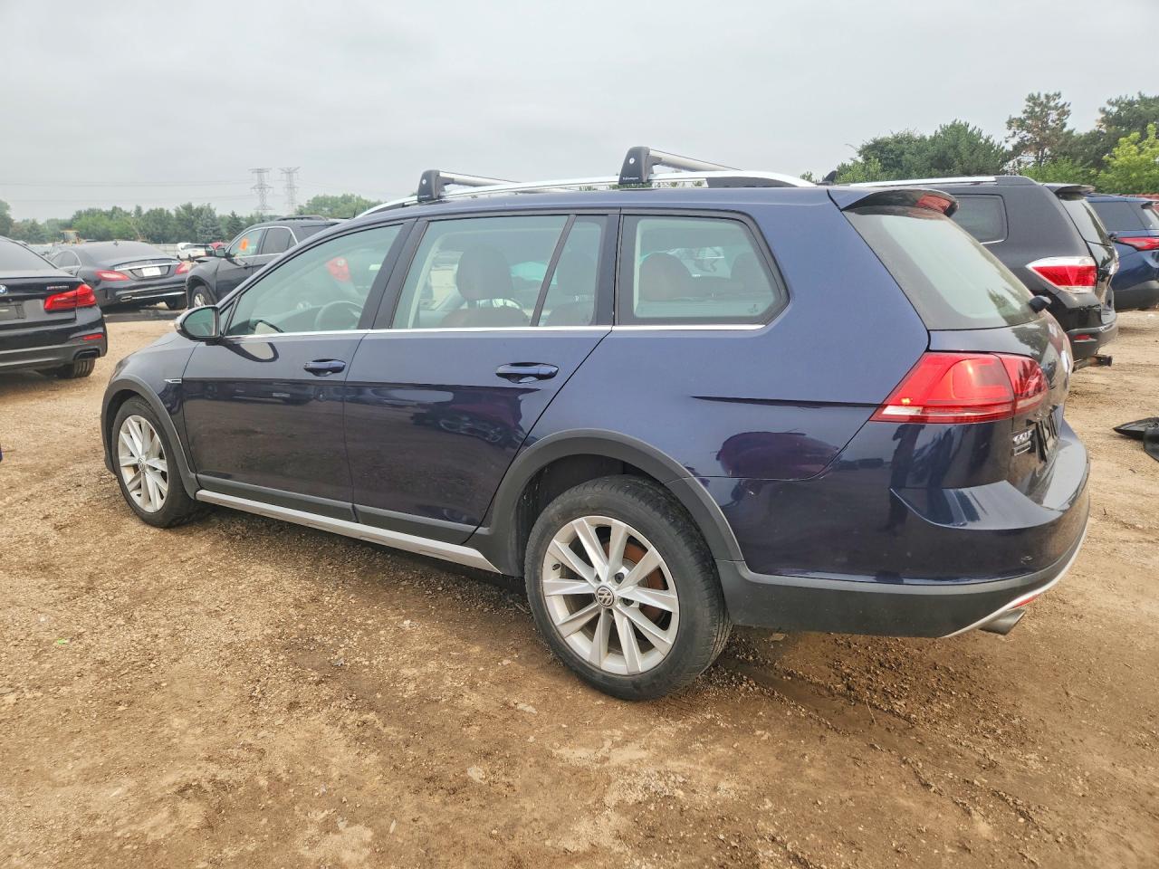 2017 Volkswagen Golf Alltrack S Blue vin: 3VWH17AU7HM528537