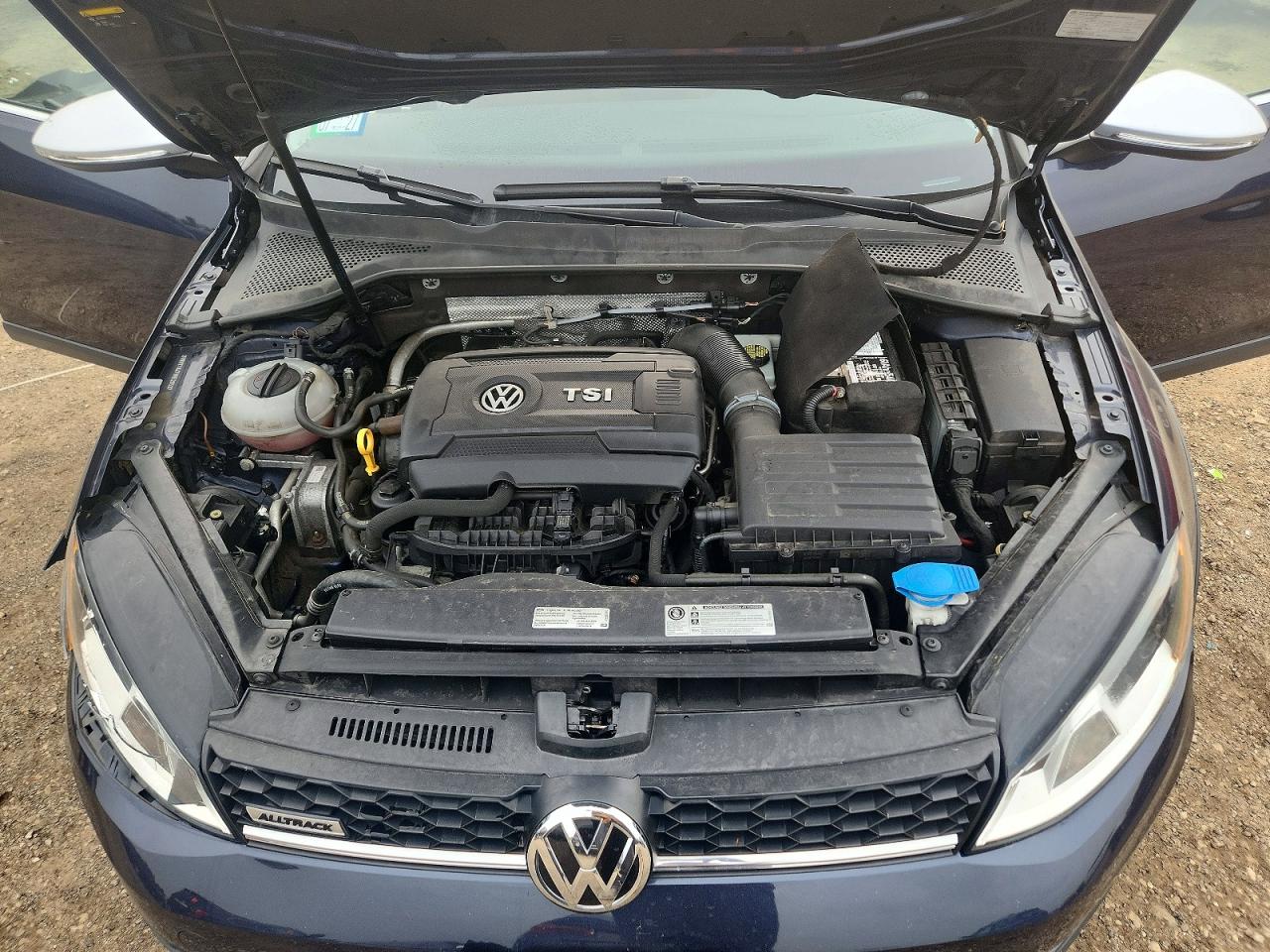 2017 Volkswagen Golf Alltrack S Blue vin: 3VWH17AU7HM528537