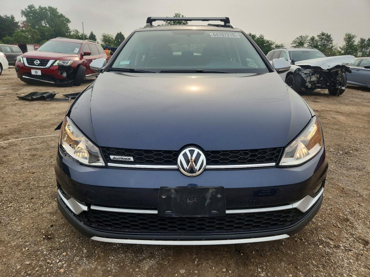 2017 Volkswagen Golf Alltrack S Blue vin: 3VWH17AU7HM528537