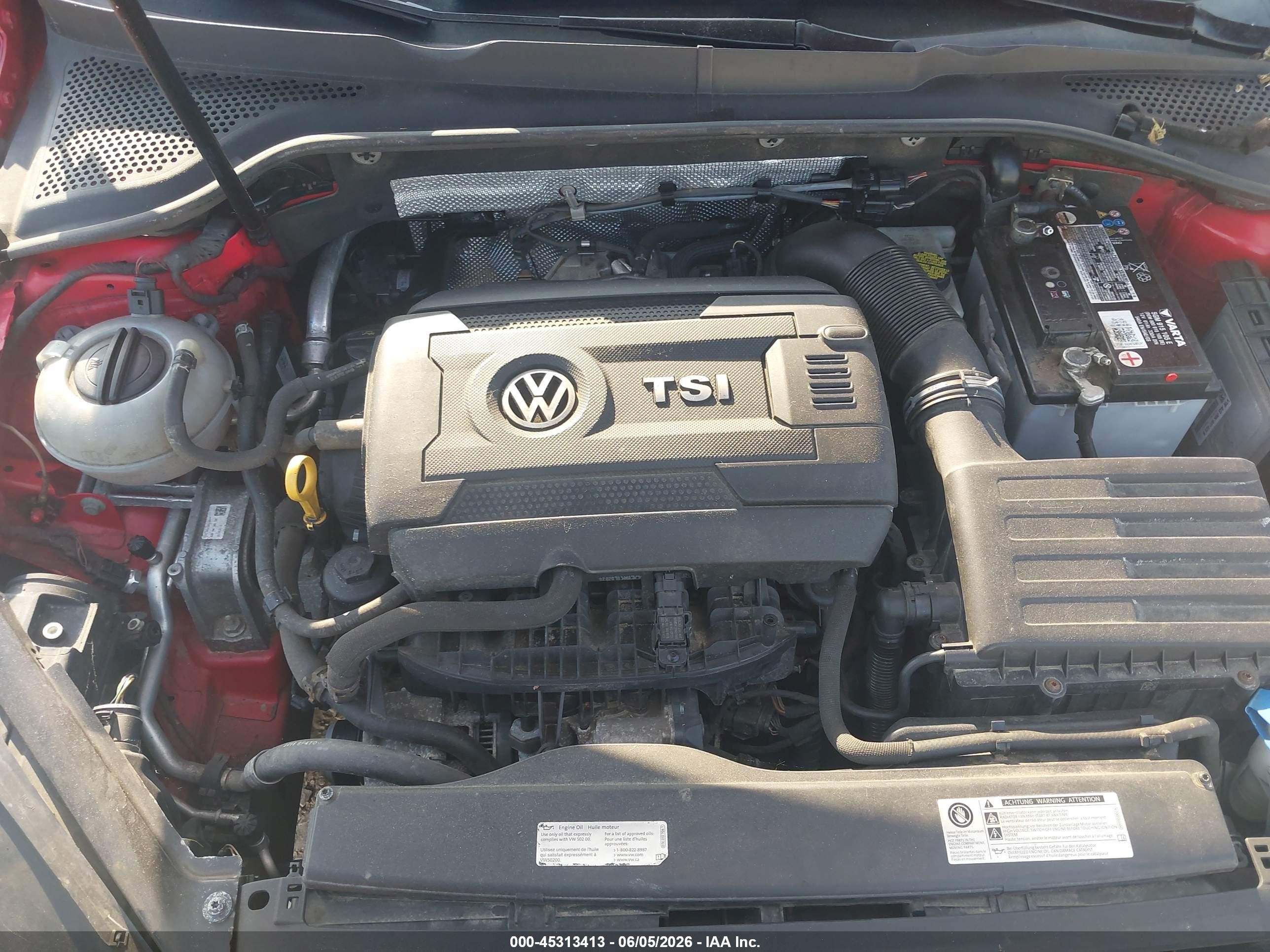 2017 Volkswagen Golf Alltrack Tsi S/tsi Se/tsi Sel Red vin: 3VWH17AUXHM508878