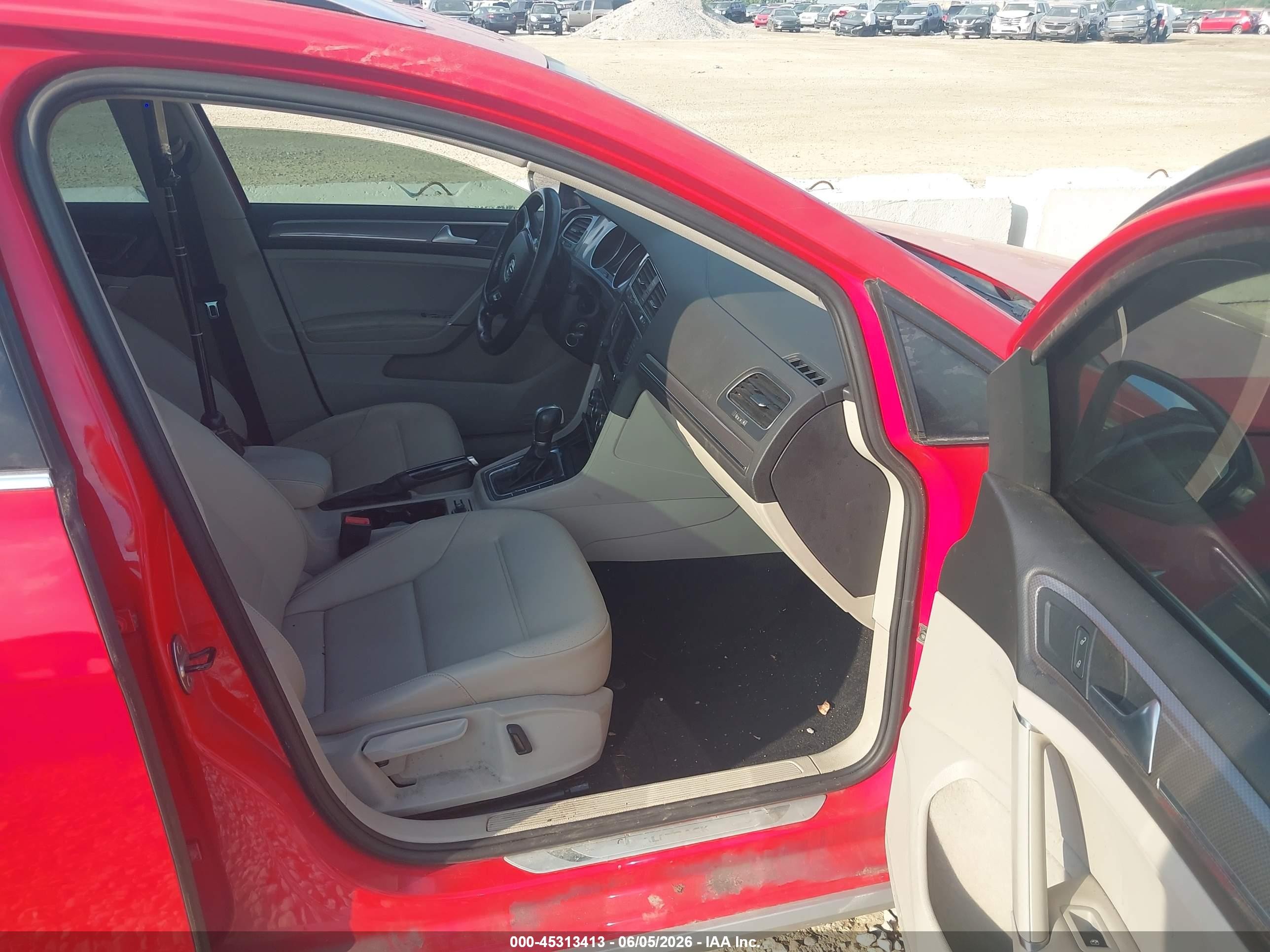2017 Volkswagen Golf Alltrack Tsi S/tsi Se/tsi Sel Red vin: 3VWH17AUXHM508878