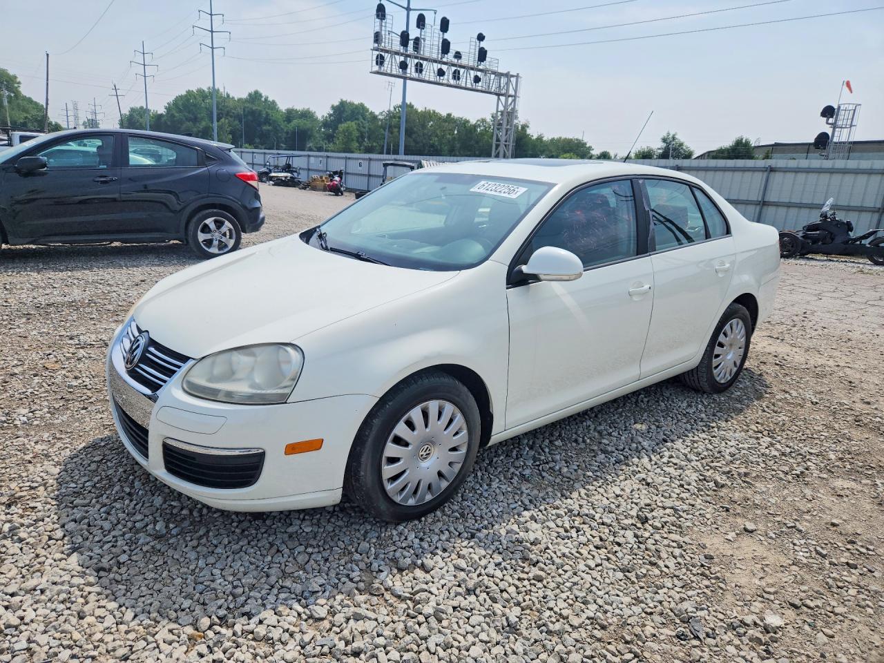 2007 Volkswagen Jetta 2.5 Белый vin: 3VWHF71K77M049369