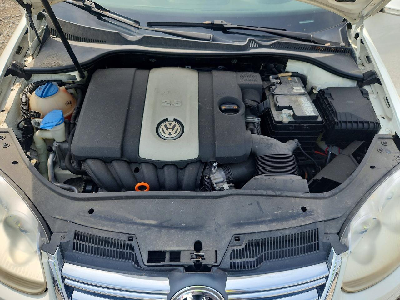 2007 Volkswagen Jetta 2.5 Белый vin: 3VWHF71K77M049369