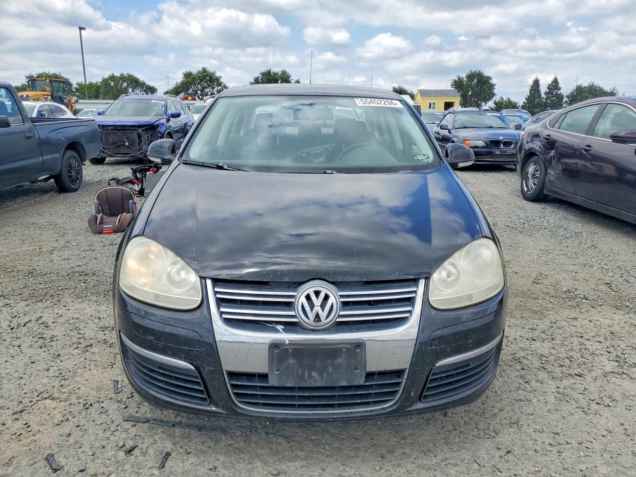 2007 Volkswagen Jetta 2.5 Black vin: 3VWHG71K27M098640
