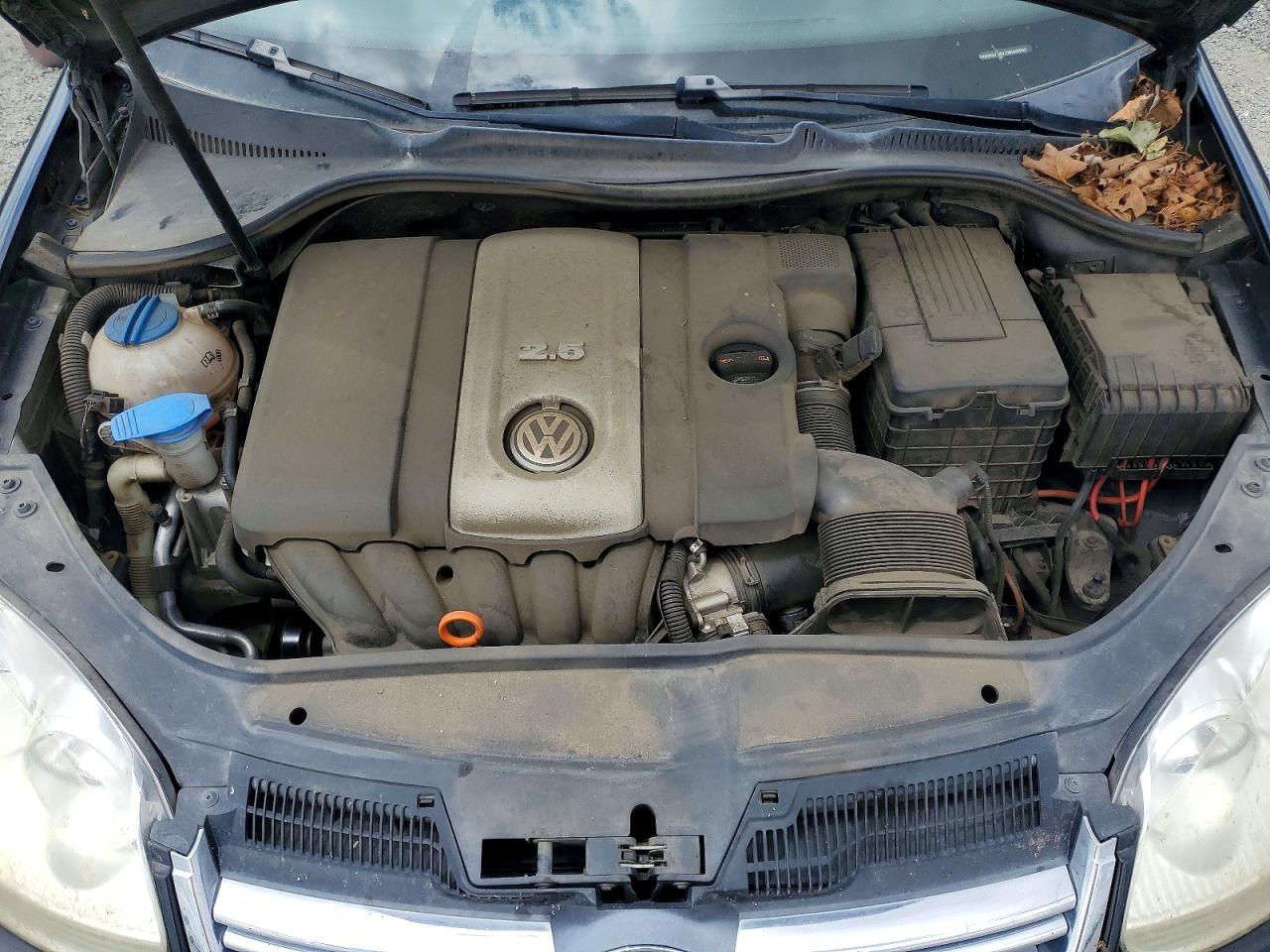 2007 Volkswagen Jetta 2.5 Black vin: 3VWHG71K27M098640