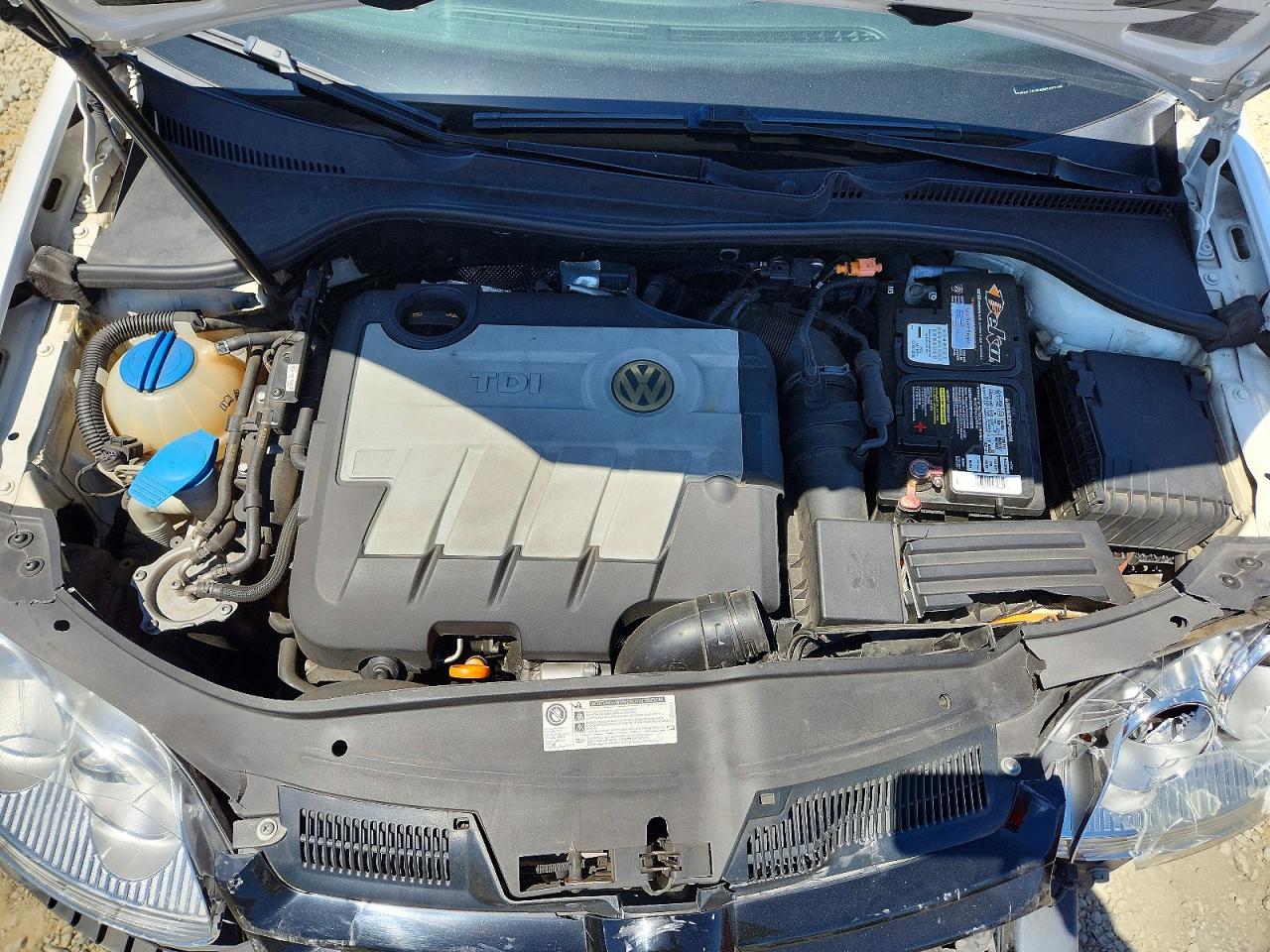 2010 Volkswagen Jetta Tdi White vin: 3VWHL7AJ8AM180110
