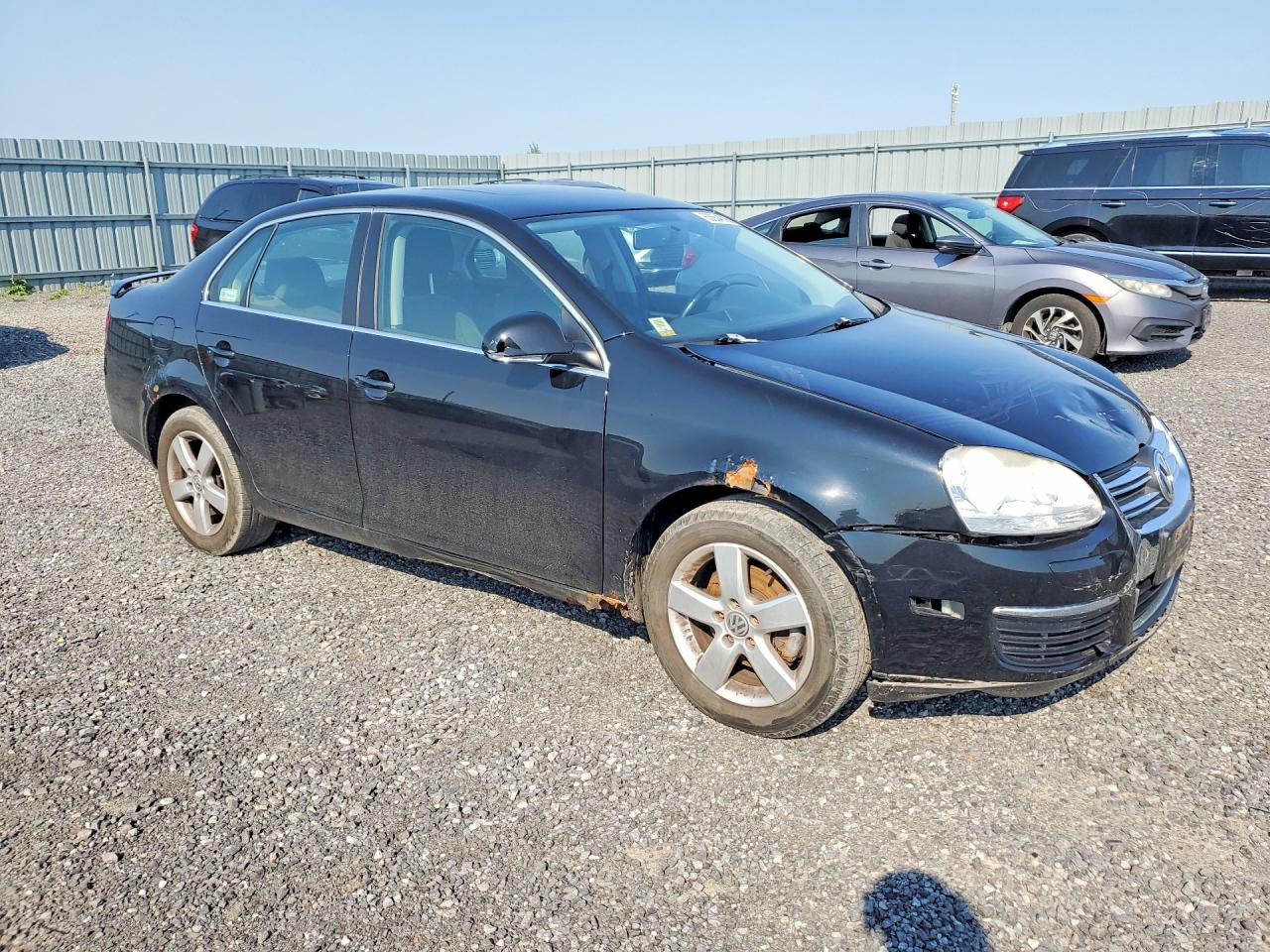 2009 Volkswagen Jetta 2.5 Черный vin: 3VWHM71K29M147928