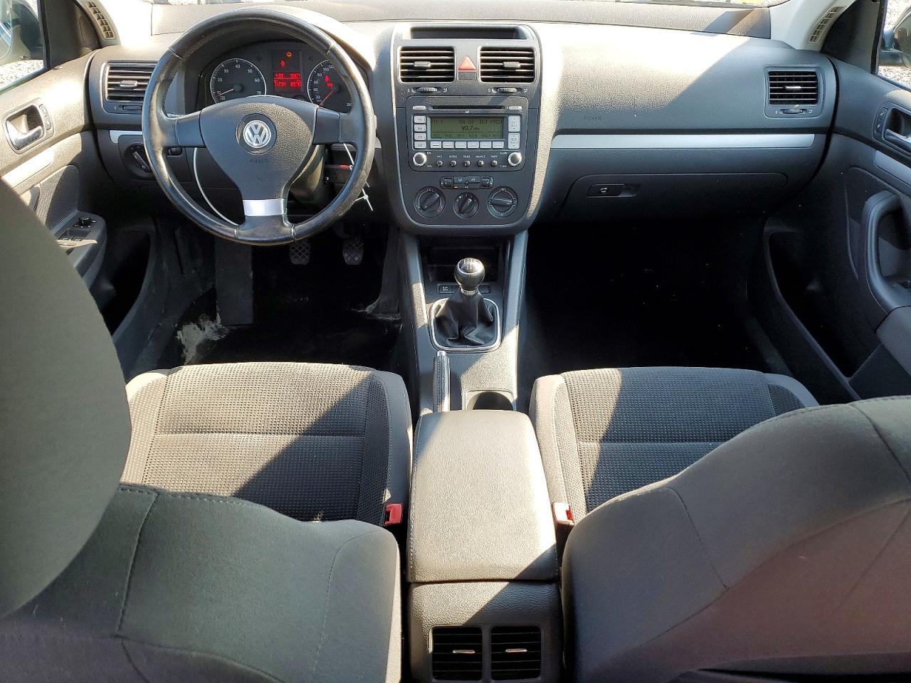 2009 Volkswagen Jetta 2.5 Черный vin: 3VWHM71K29M147928