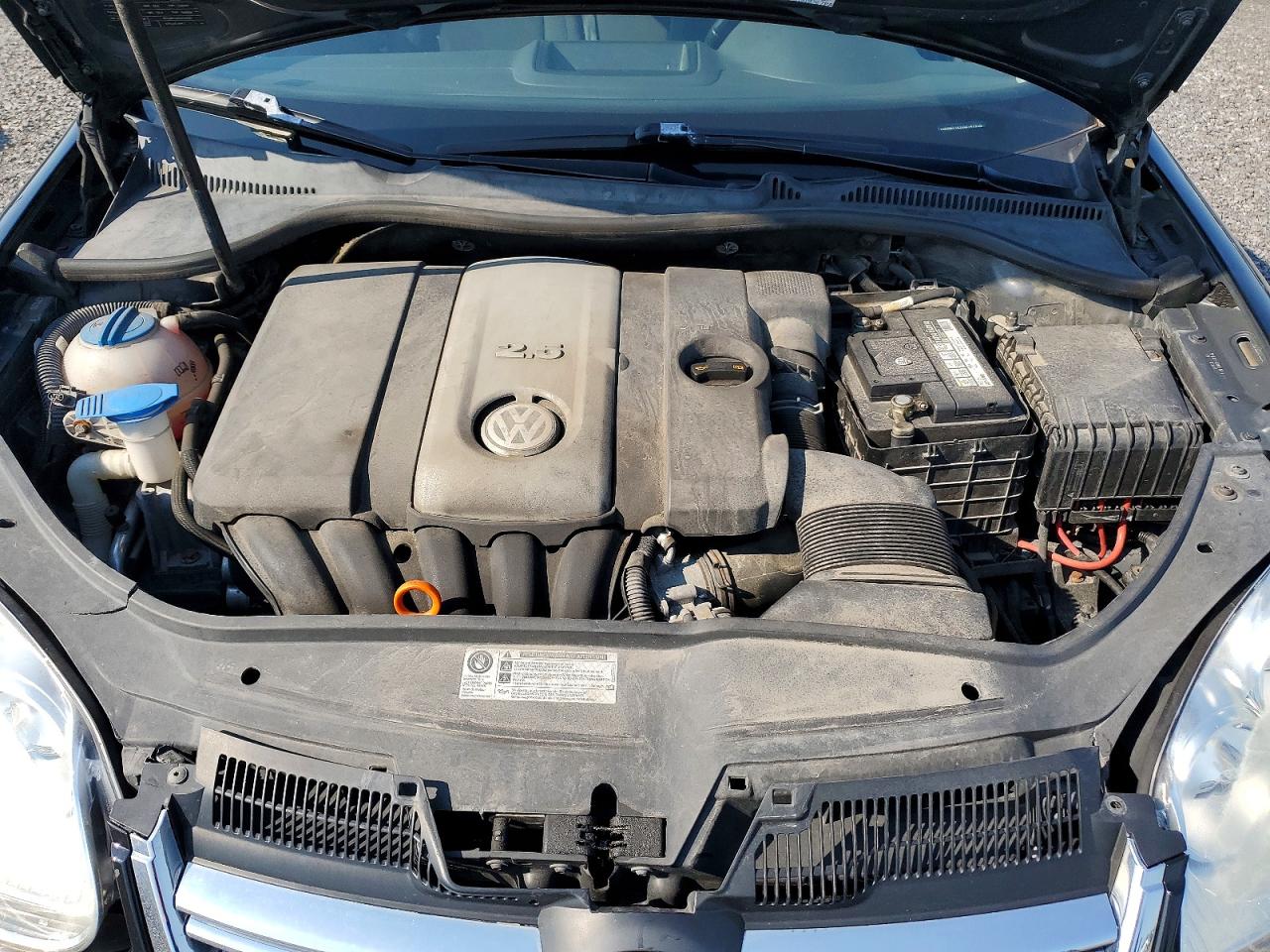 2009 Volkswagen Jetta 2.5 Черный vin: 3VWHM71K29M147928