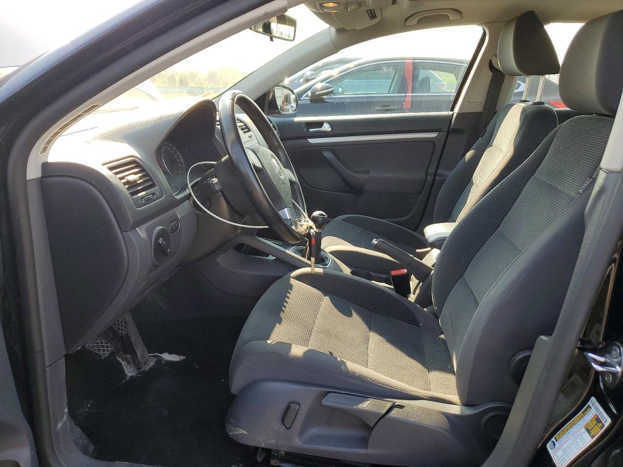 2009 Volkswagen Jetta 2.5 Черный vin: 3VWHM71K29M147928