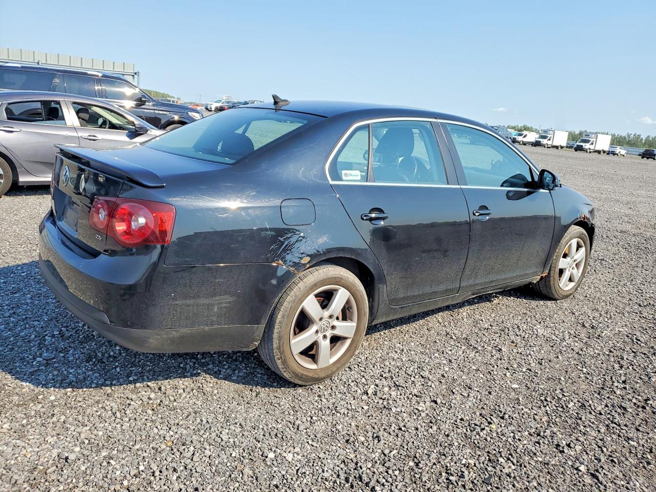 2009 Volkswagen Jetta 2.5 Черный vin: 3VWHM71K29M147928