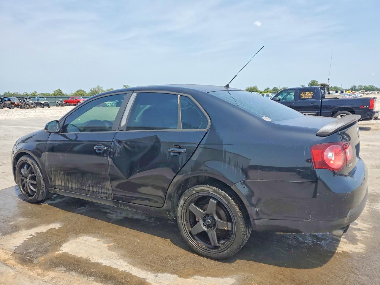 2008 Volkswagen Jetta S Black vin: 3VWHM71K58M020802