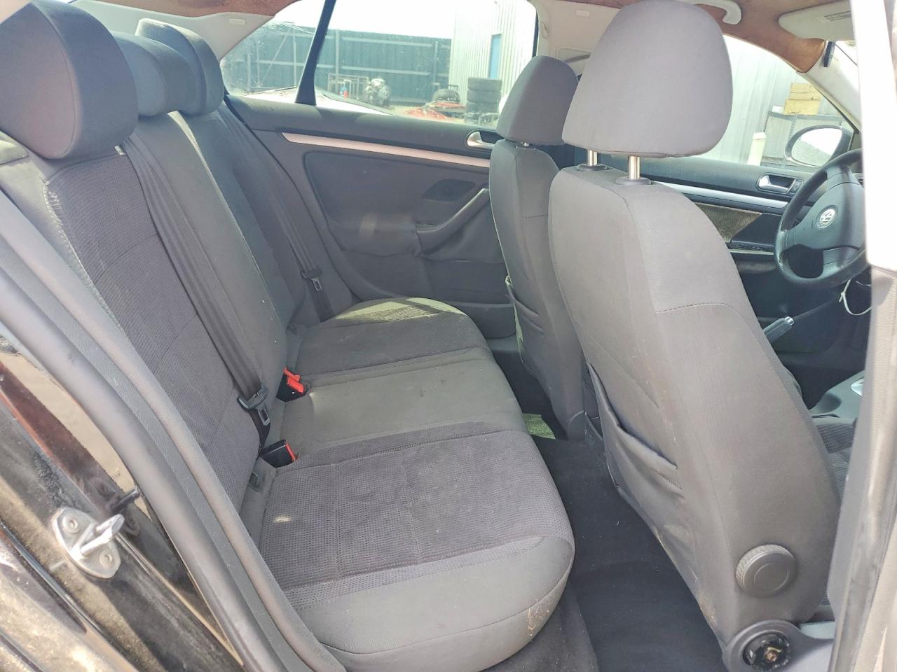 2008 Volkswagen Jetta S Black vin: 3VWHM71K58M020802