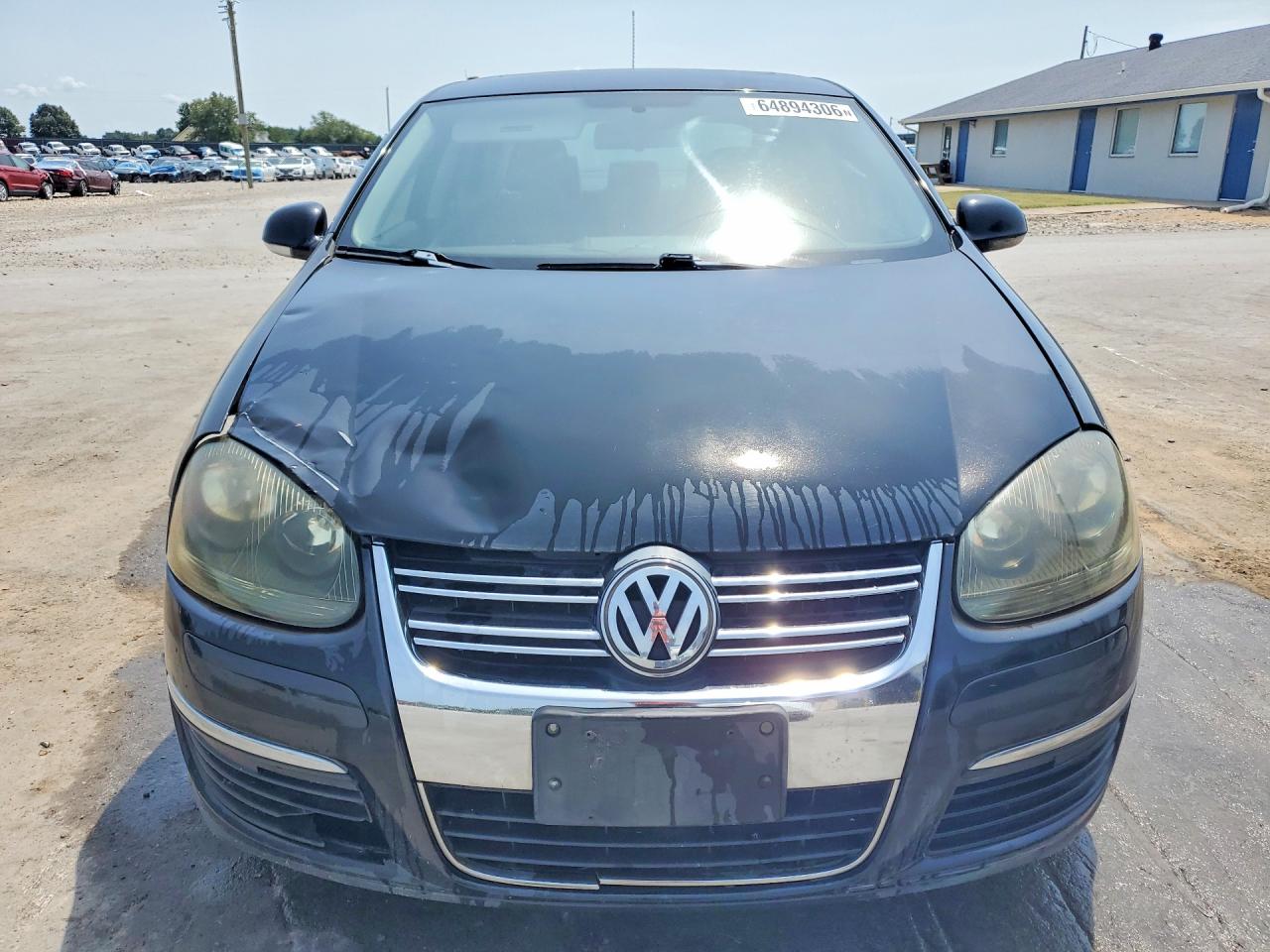 2008 Volkswagen Jetta S Black vin: 3VWHM71K58M020802