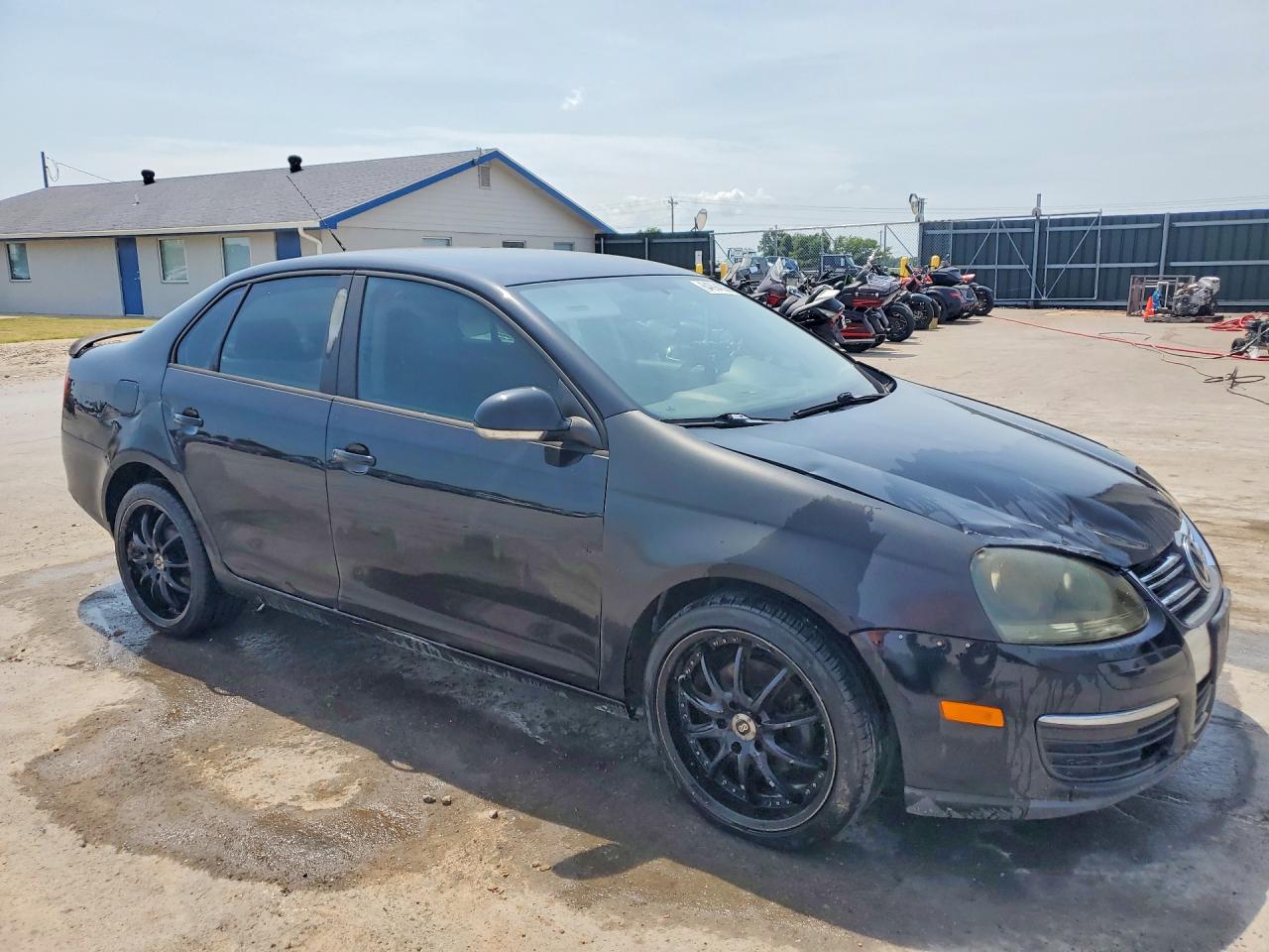 2008 Volkswagen Jetta S Black vin: 3VWHM71K58M020802