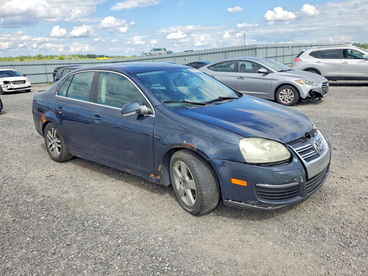 2009 Volkswagen Jetta S Blue vin: 3VWHM71K69M035472