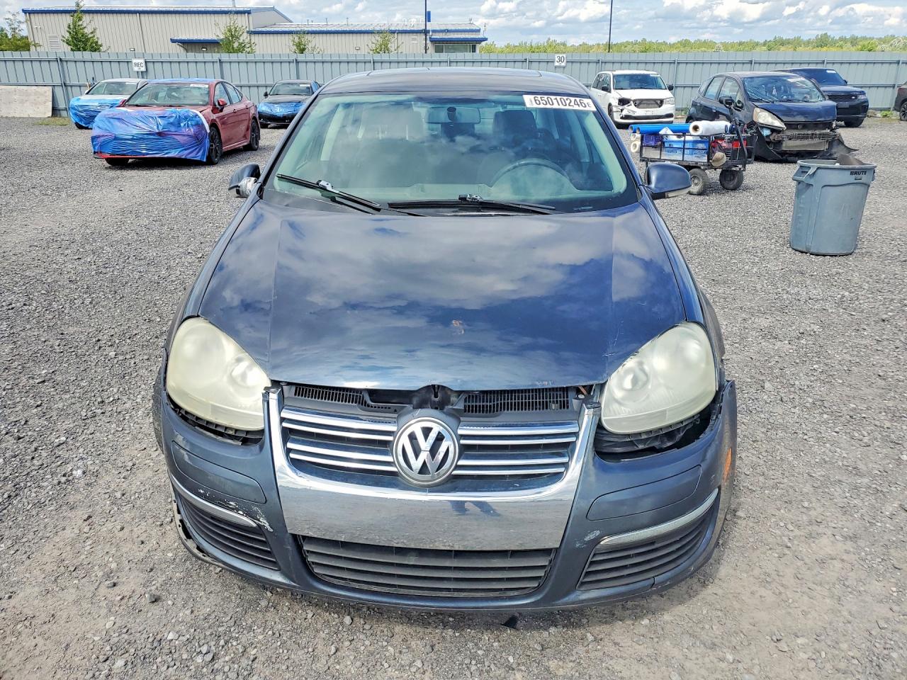 2009 Volkswagen Jetta S Blue vin: 3VWHM71K69M035472