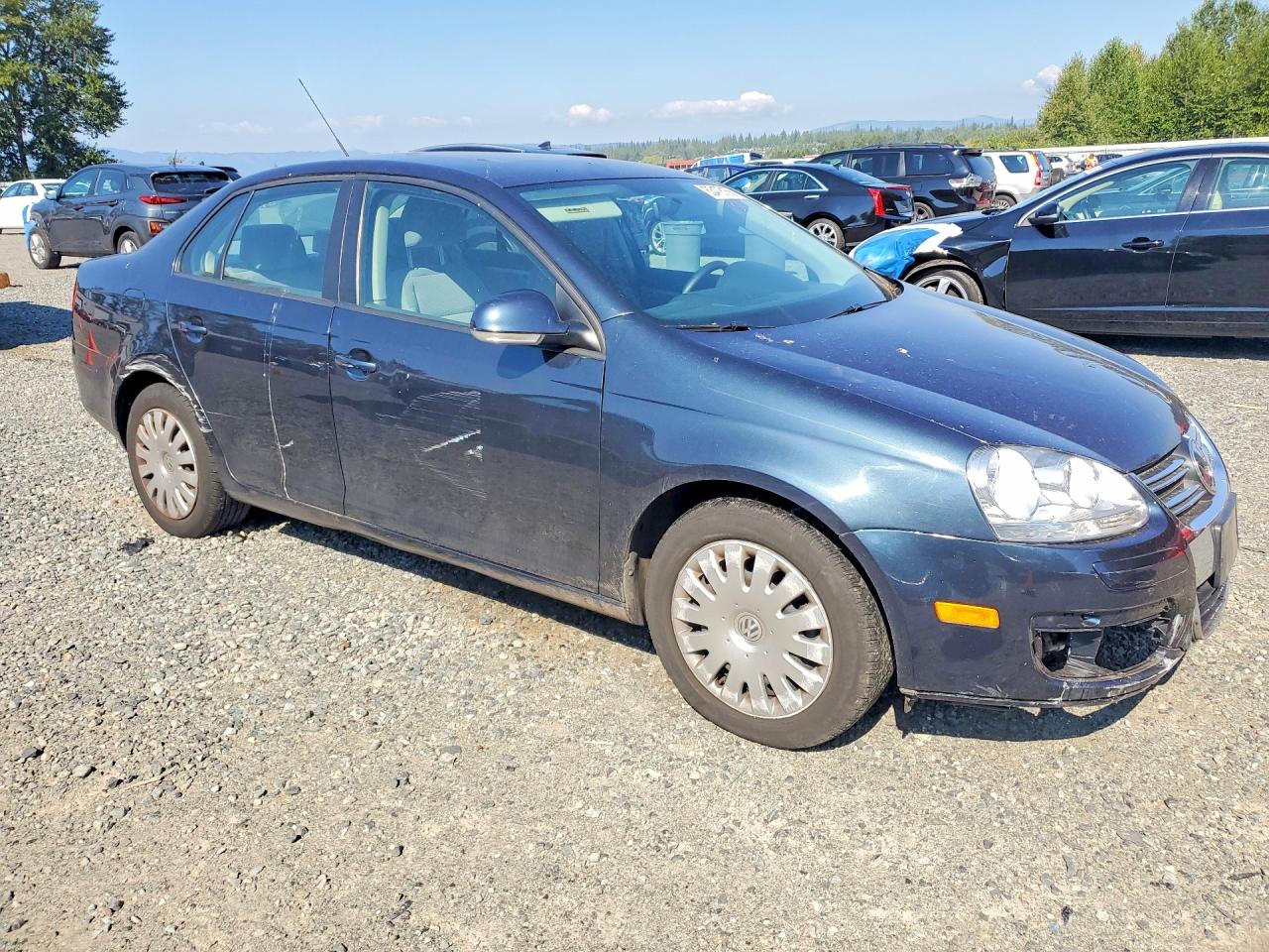 2008 Volkswagen Jetta S Черный vin: 3VWHM71K88M056547
