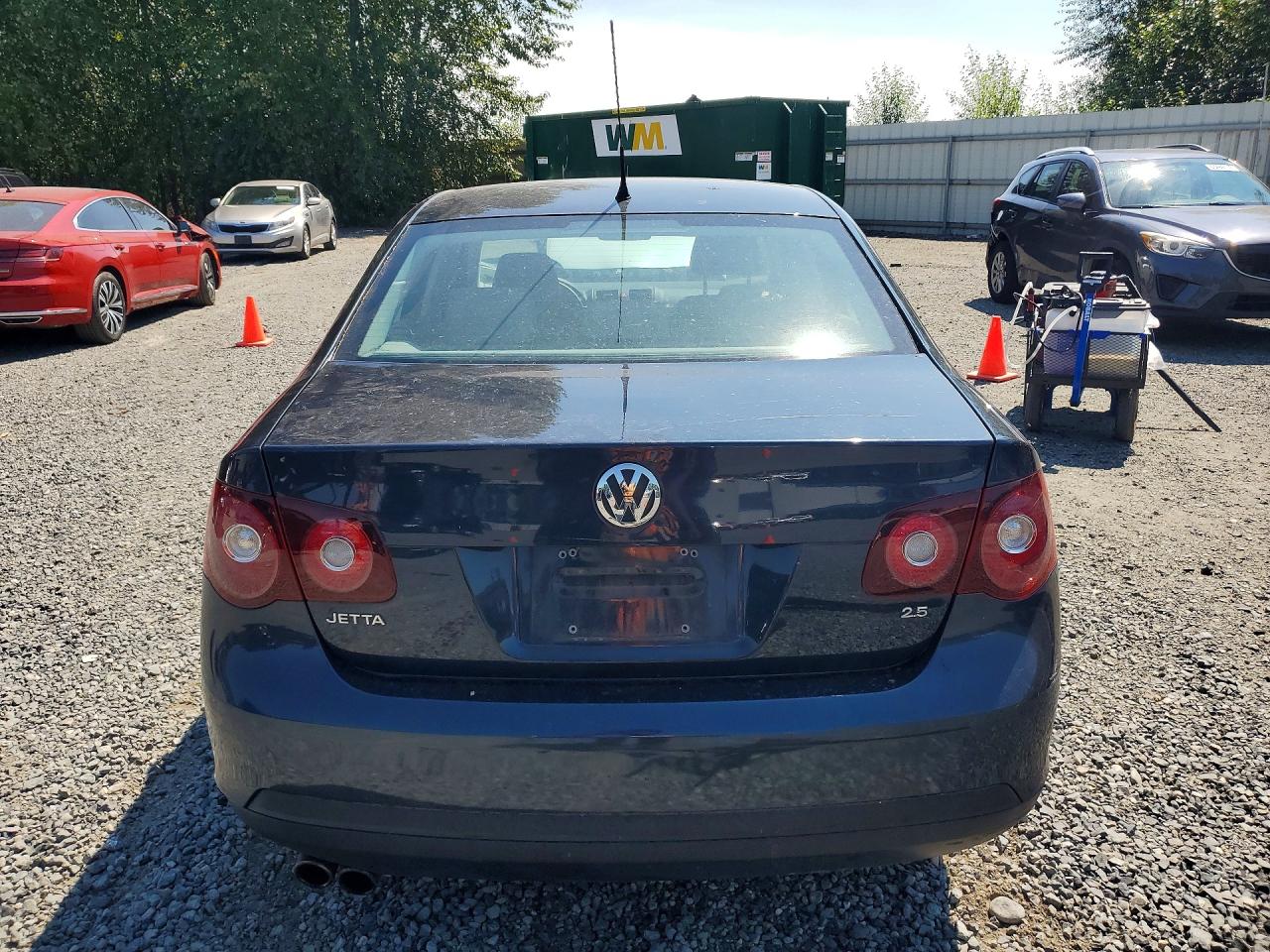 2008 Volkswagen Jetta S Черный vin: 3VWHM71K88M056547