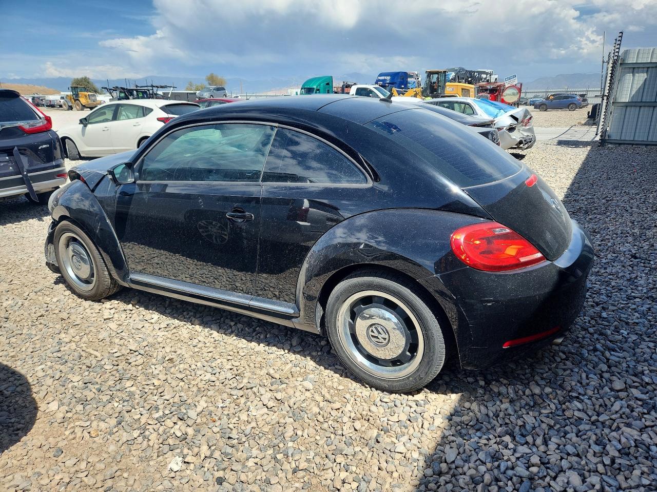 2012 Volkswagen Beetle Black vin: 3VWHP7AT2CM631816