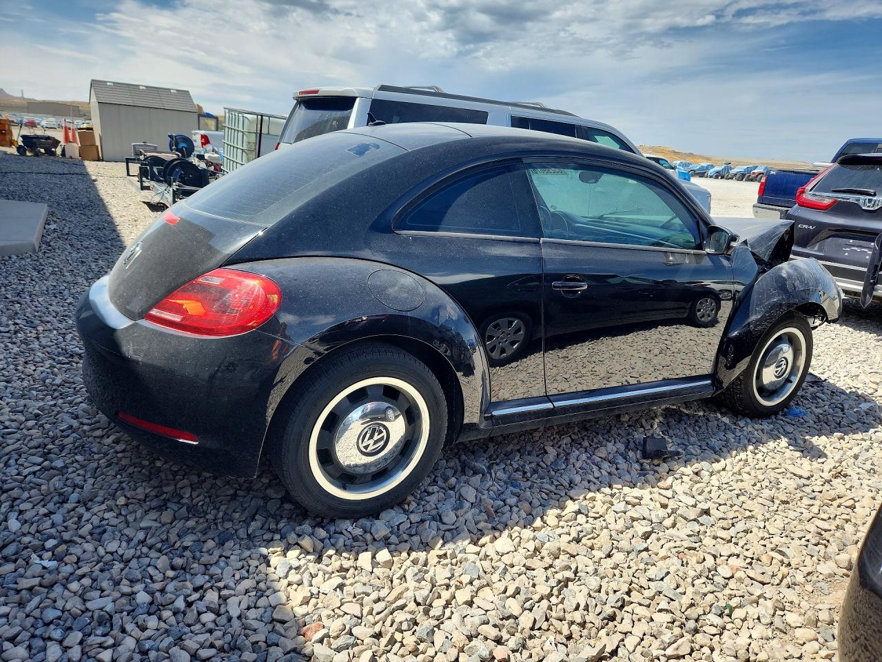 2012 Volkswagen Beetle Black vin: 3VWHP7AT2CM631816