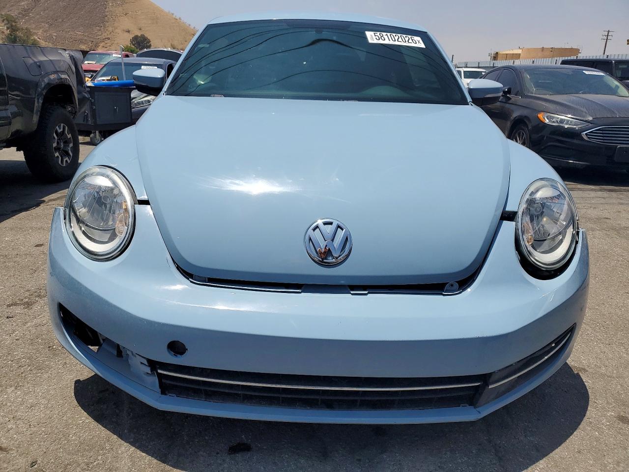 2012 Volkswagen Beetle Синий vin: 3VWHP7AT6CM625453