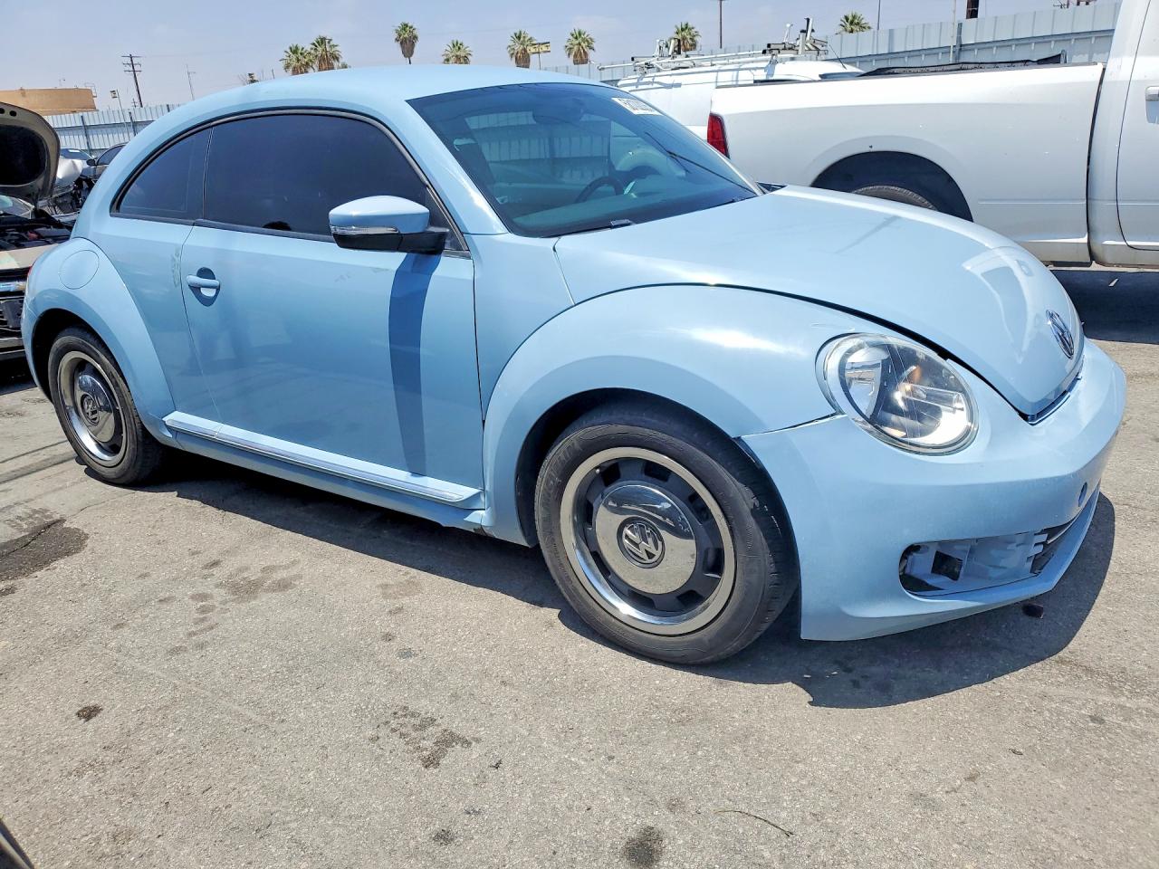 2012 Volkswagen Beetle Синий vin: 3VWHP7AT6CM625453
