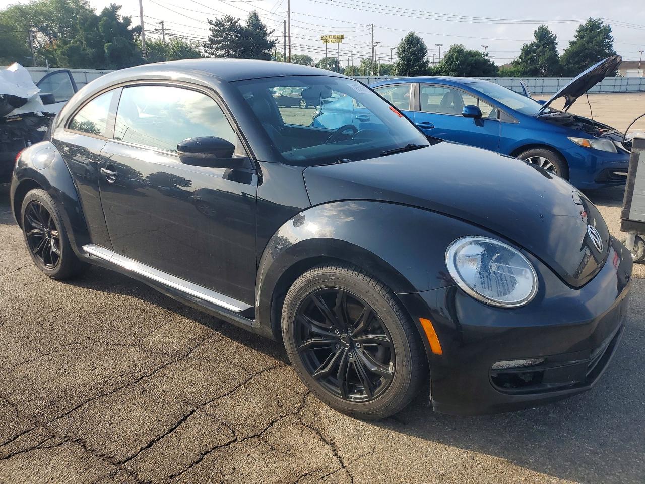 2012 Volkswagen Beetle Black vin: 3VWHP7AT8CM659247