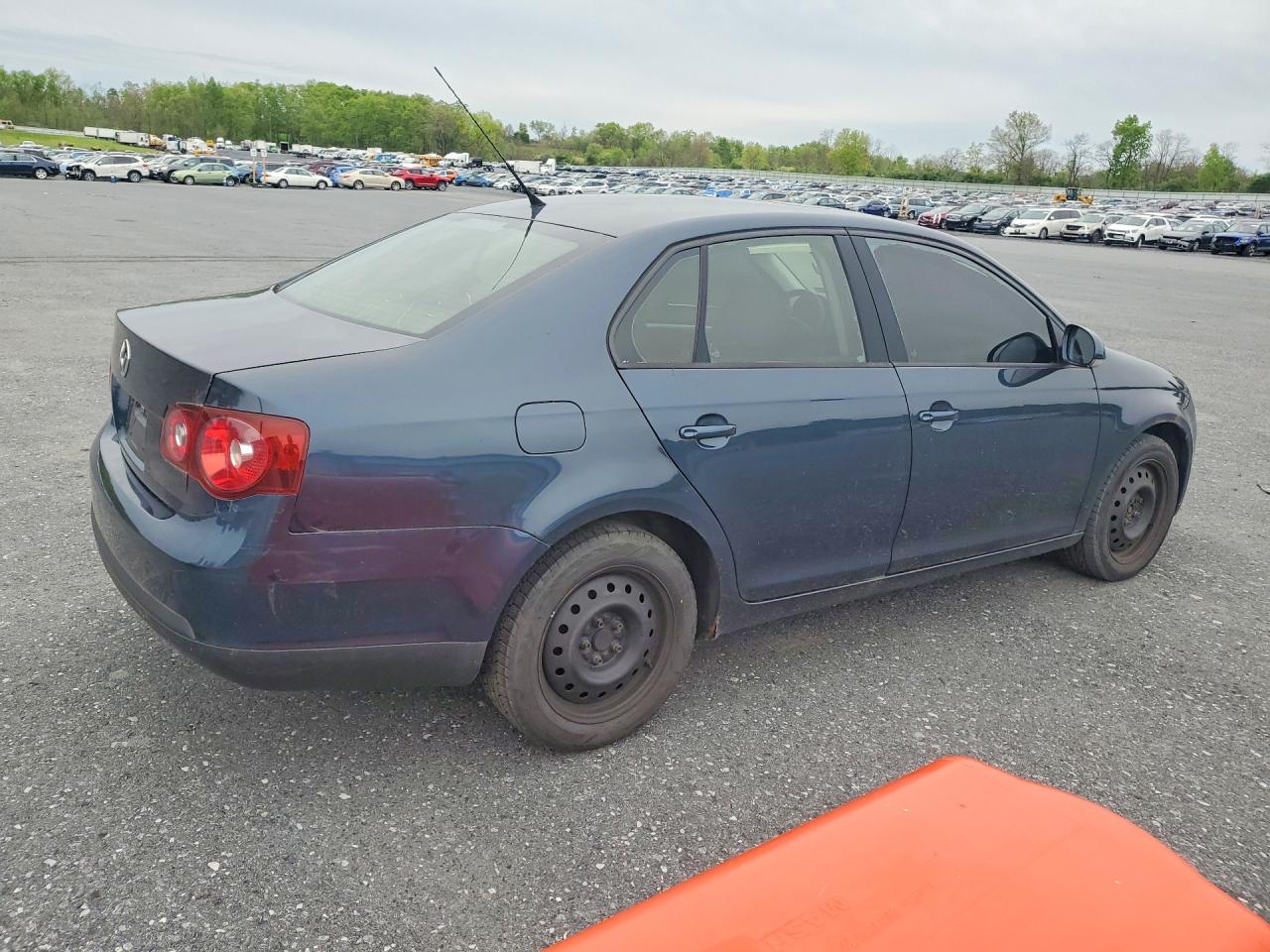 2009 Volkswagen Jetta S Blue vin: 3VWHZ71K69M020262