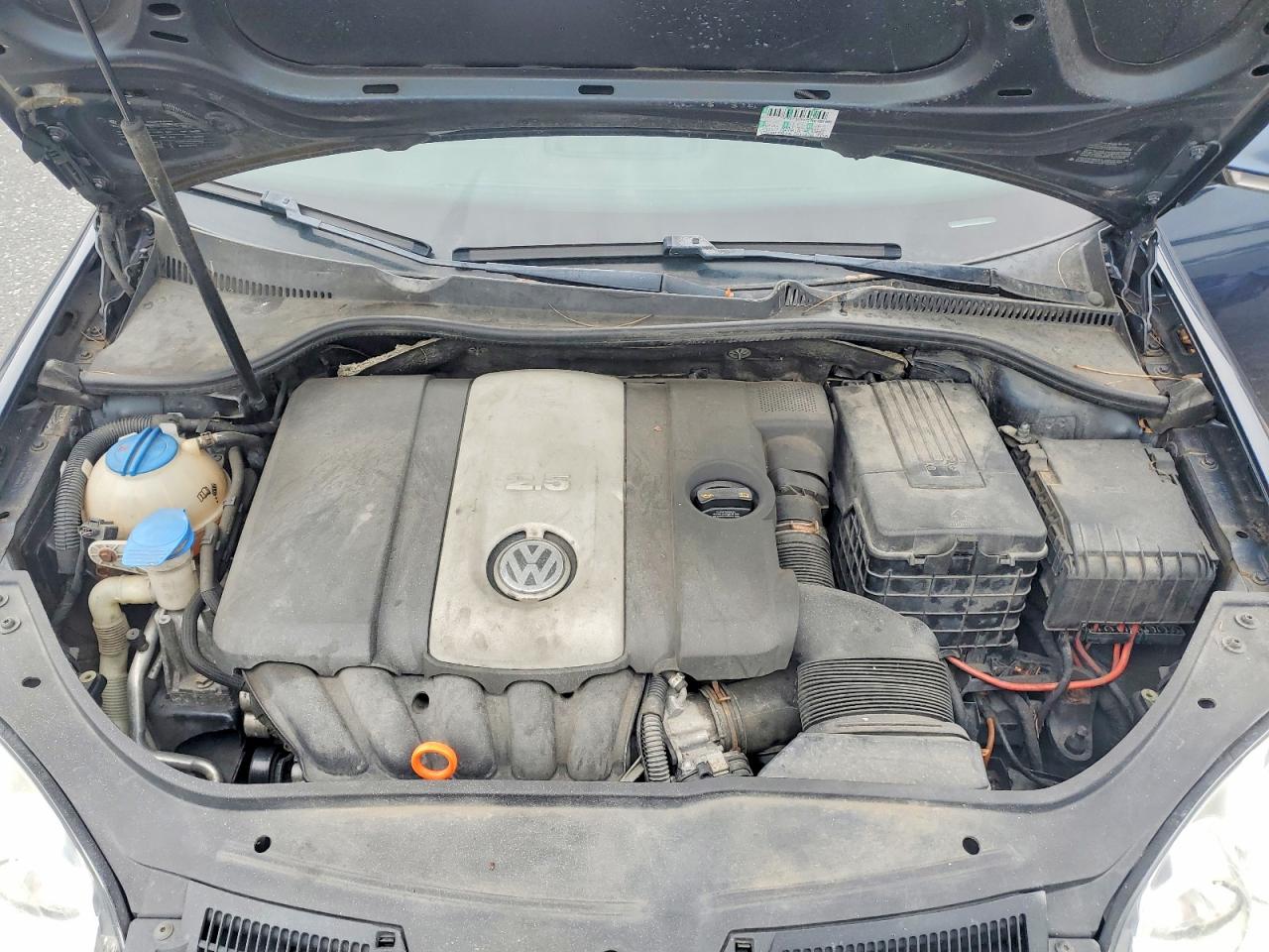 2009 Volkswagen Jetta S Blue vin: 3VWHZ71K69M020262