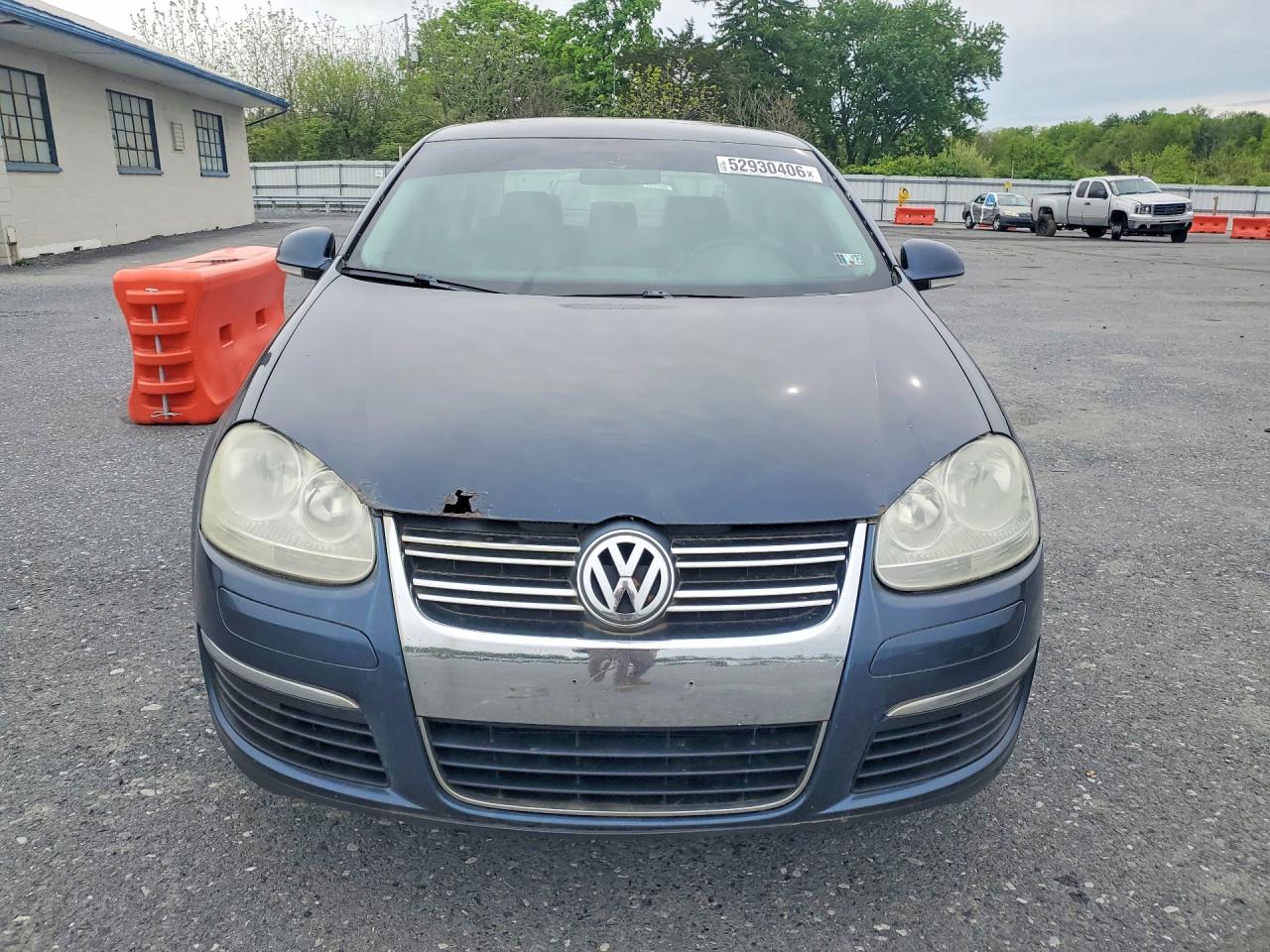 2009 Volkswagen Jetta S Blue vin: 3VWHZ71K69M020262