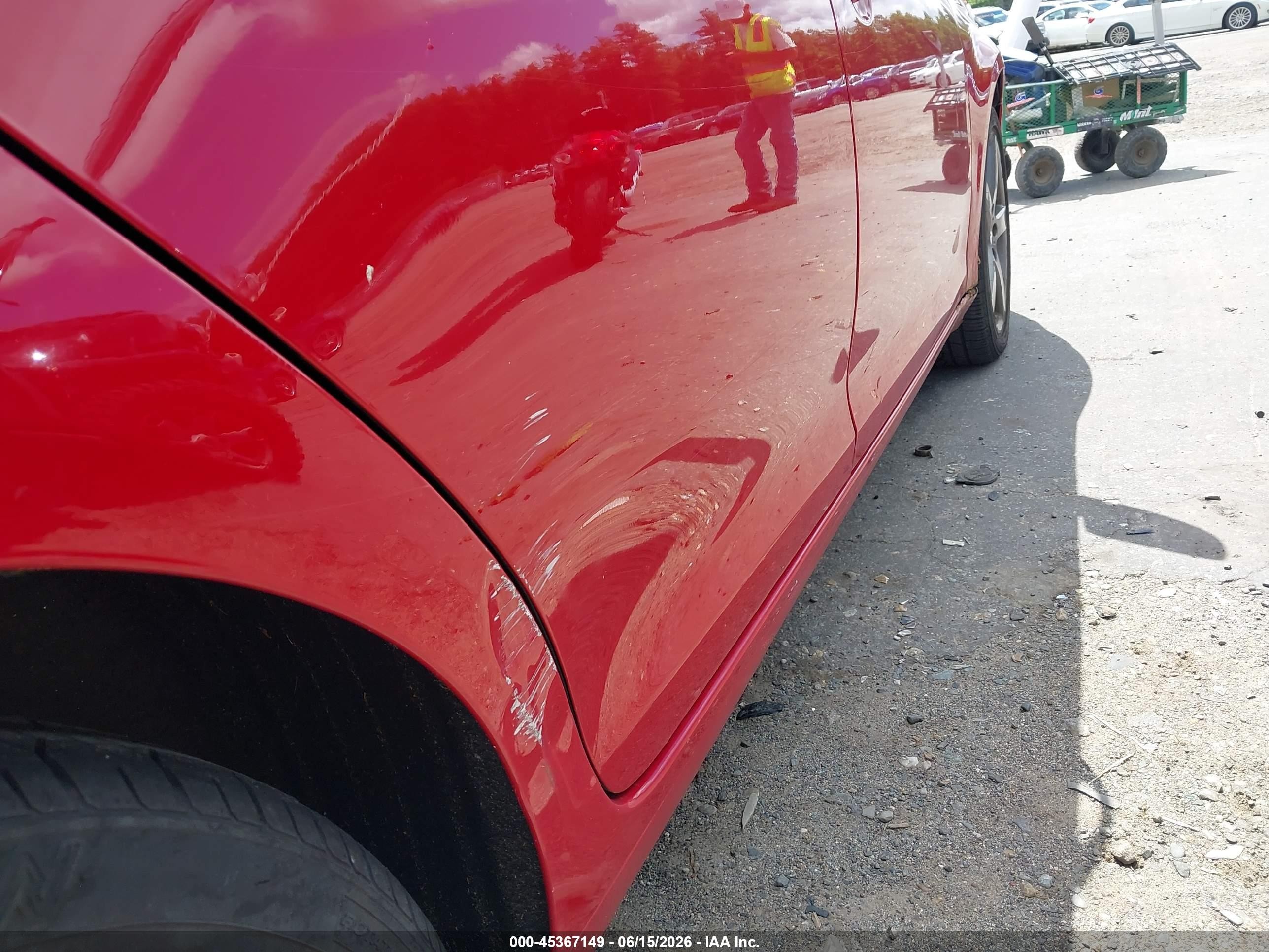 2009 Volkswagen Jetta S Red vin: 3VWHZ71K69M136089